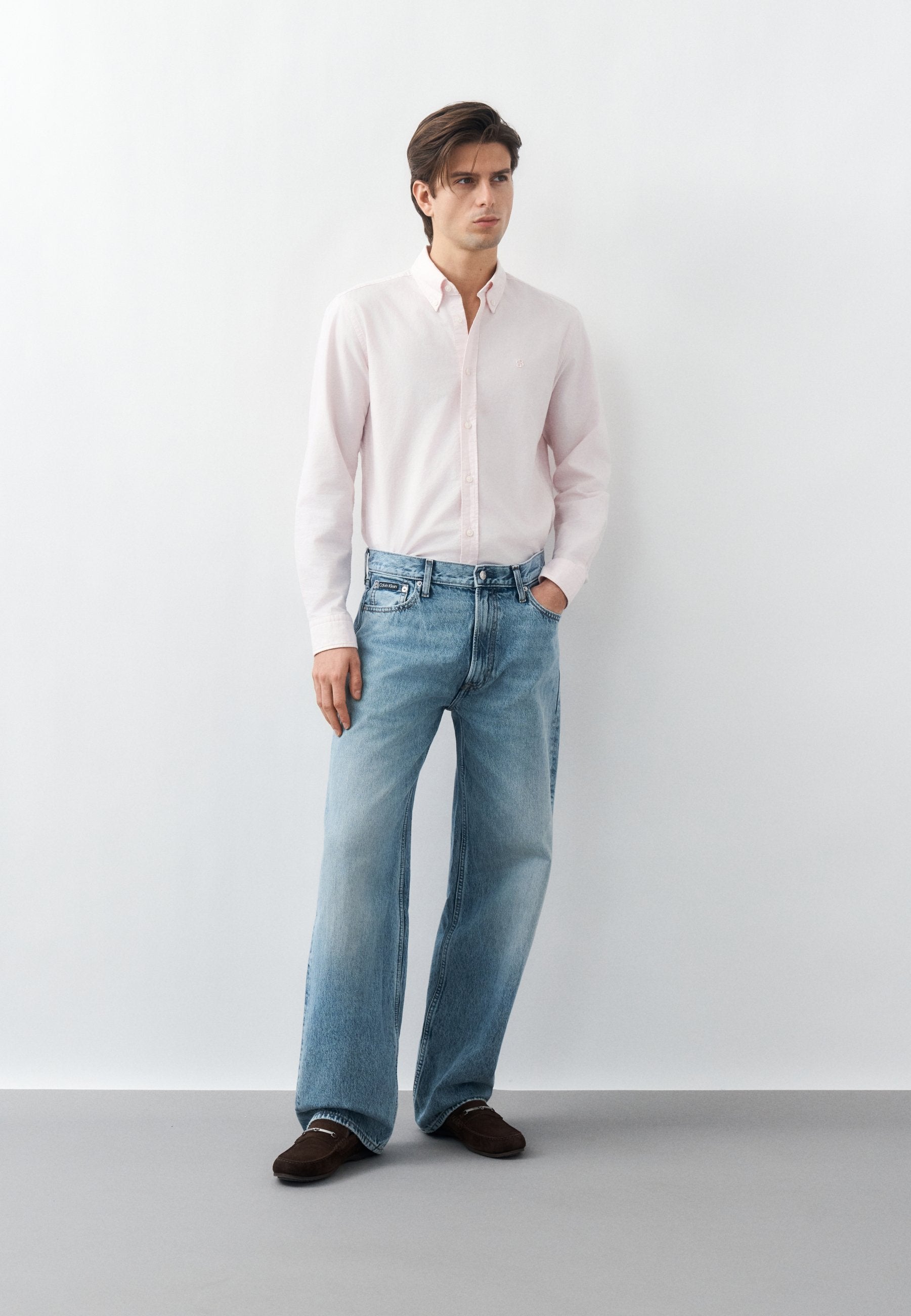 Jean ample - denim bleu clair