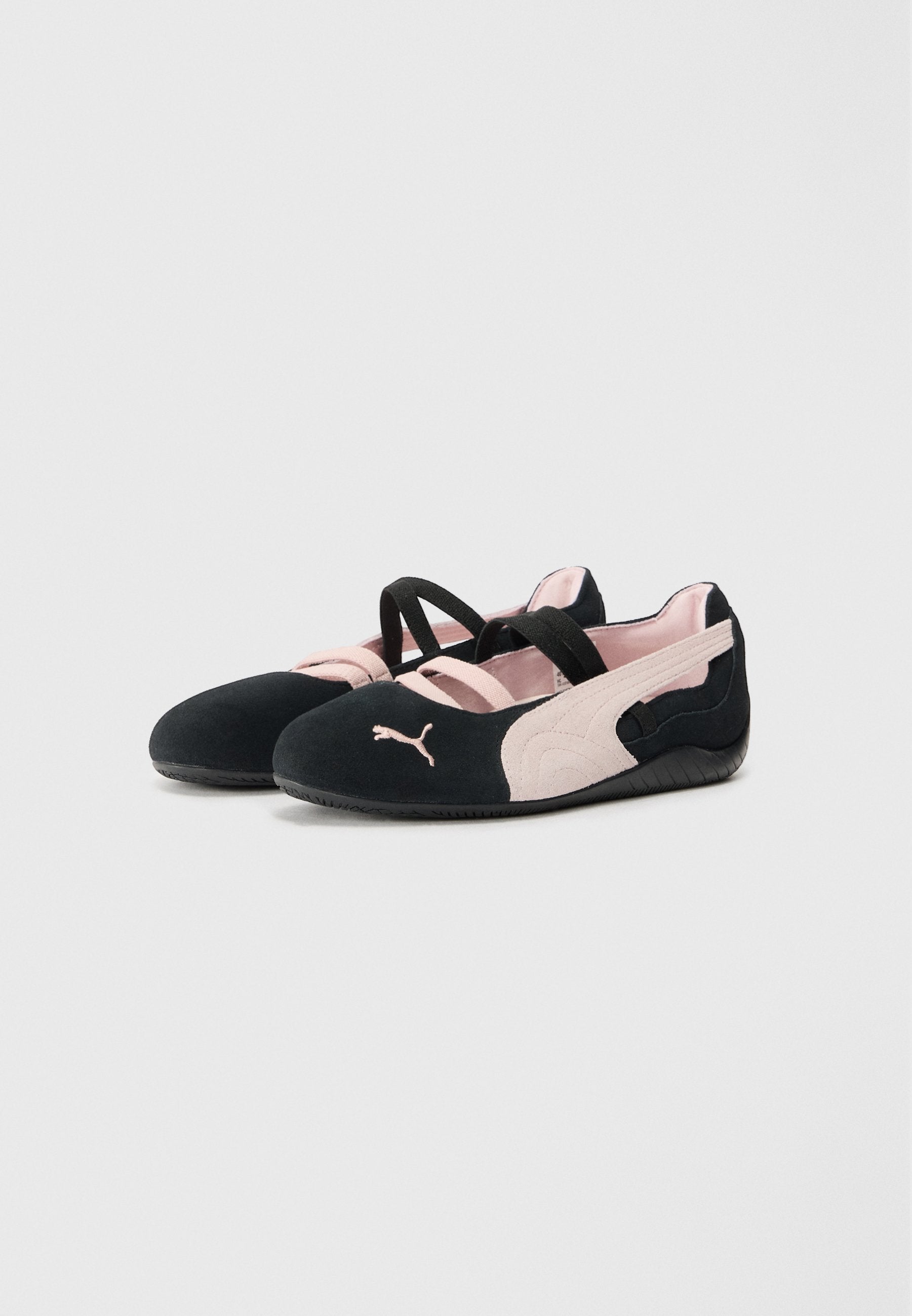 SPEEDCAT - Ankle strap ballet pumps - black/mauve mist