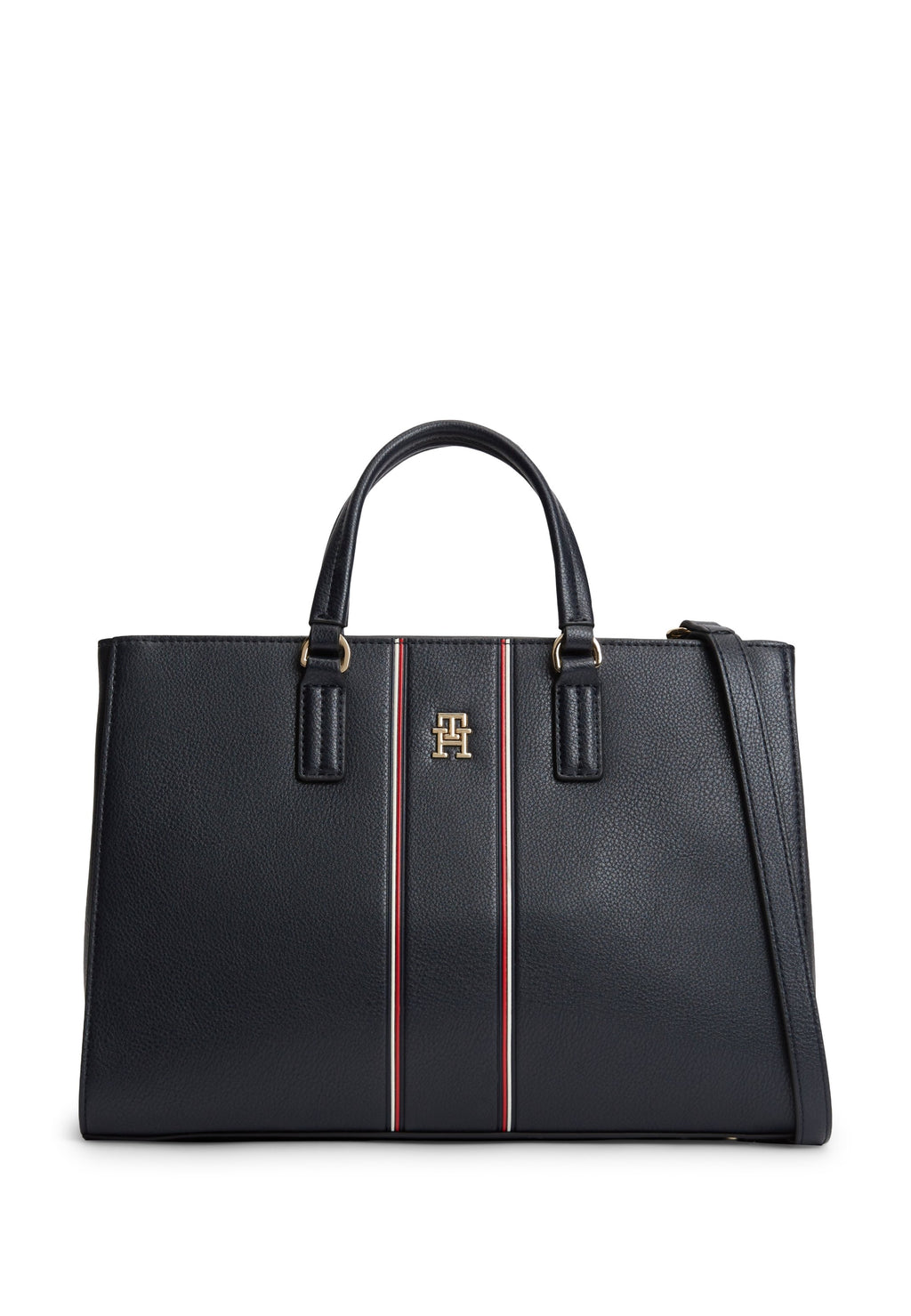 SIGNATURE CROSSBODY SATCHEL - Tote bag - space blue