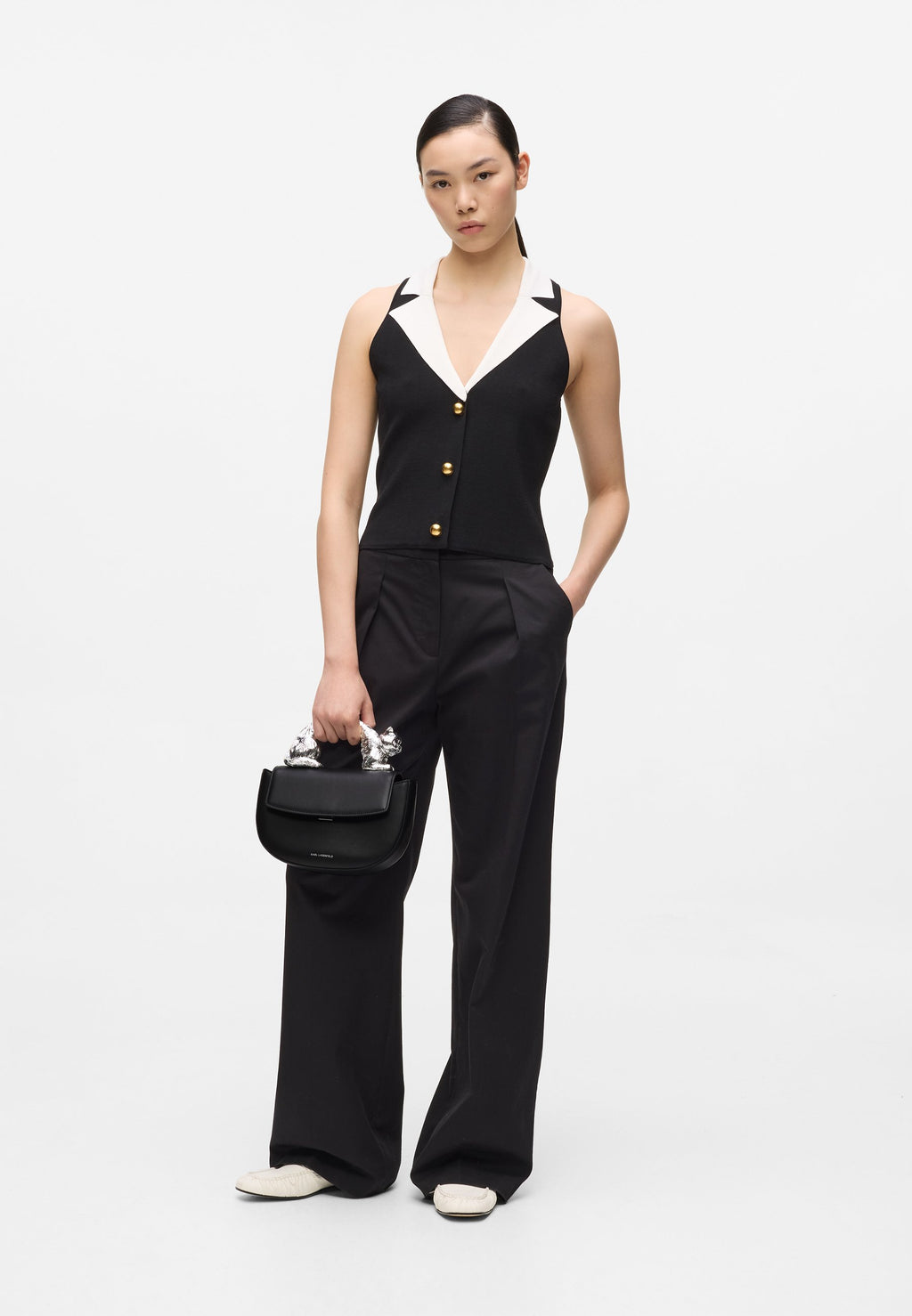 IKON CHOUPETTE TOP HANDLE - Handbag - black