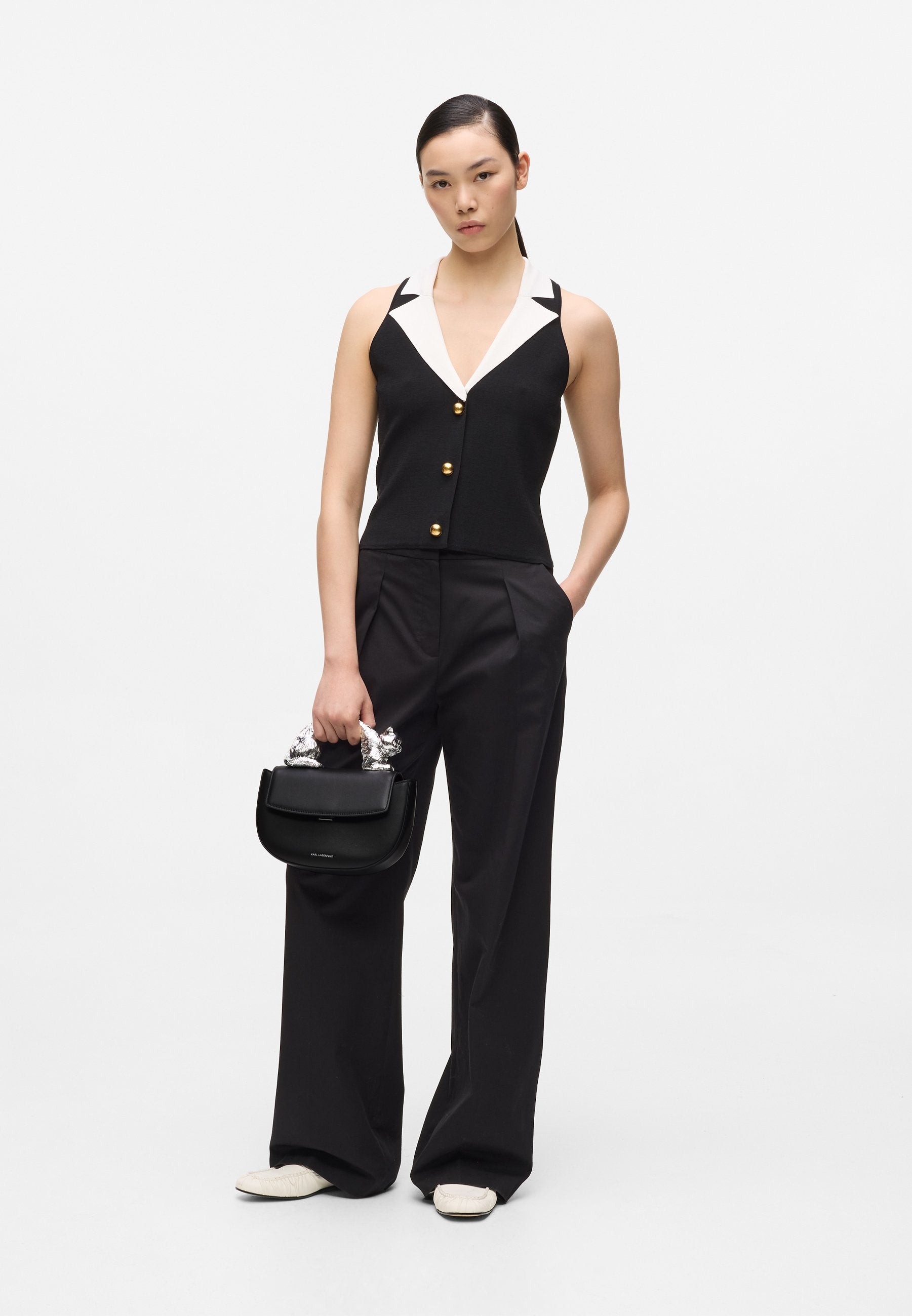 IKON CHOUPETTE TOP HANDLE - Handbag - black
