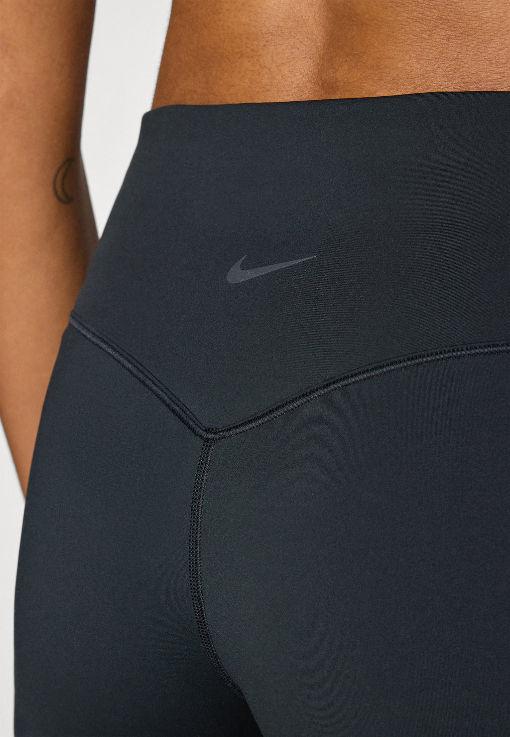 W NK DF UNVRSA HR 5IN SHRT PKT - Leggings - black/anthracite/dark smoke grey