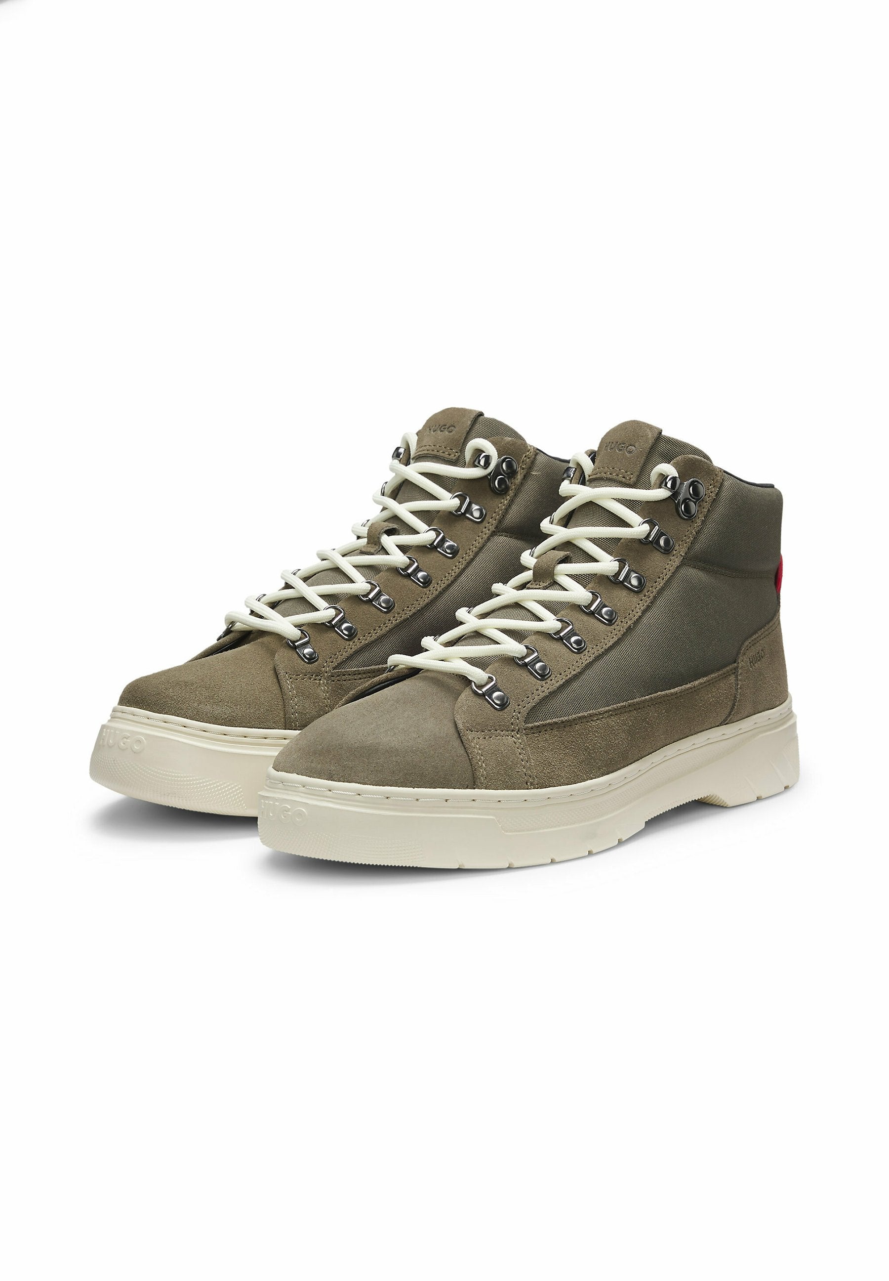 URIAN HALB - High-top trainers - open green nine