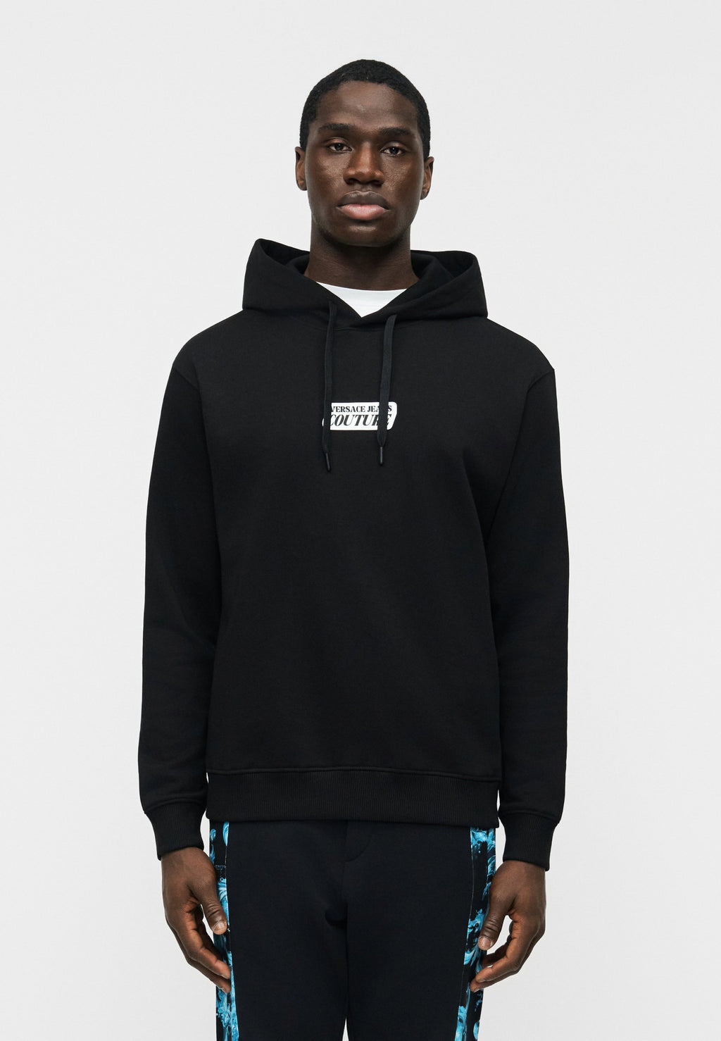 PATCH SQUARE - Hoodie - black