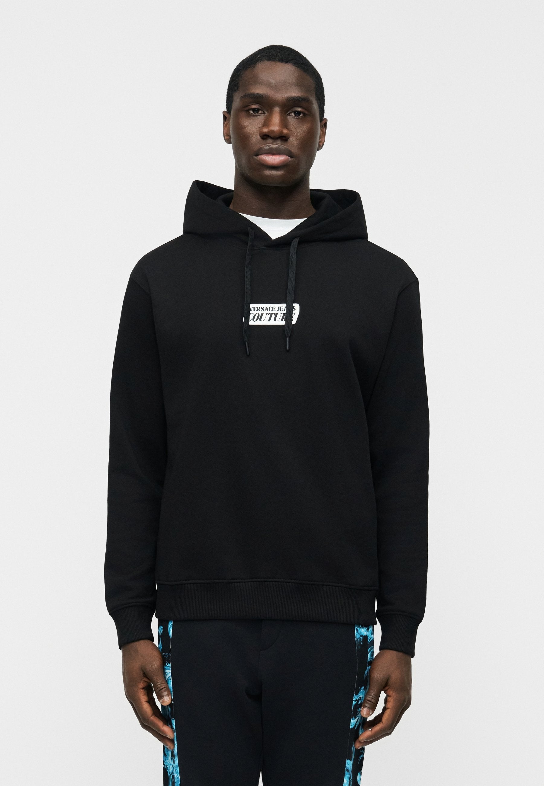 PATCH SQUARE - Hoodie - black