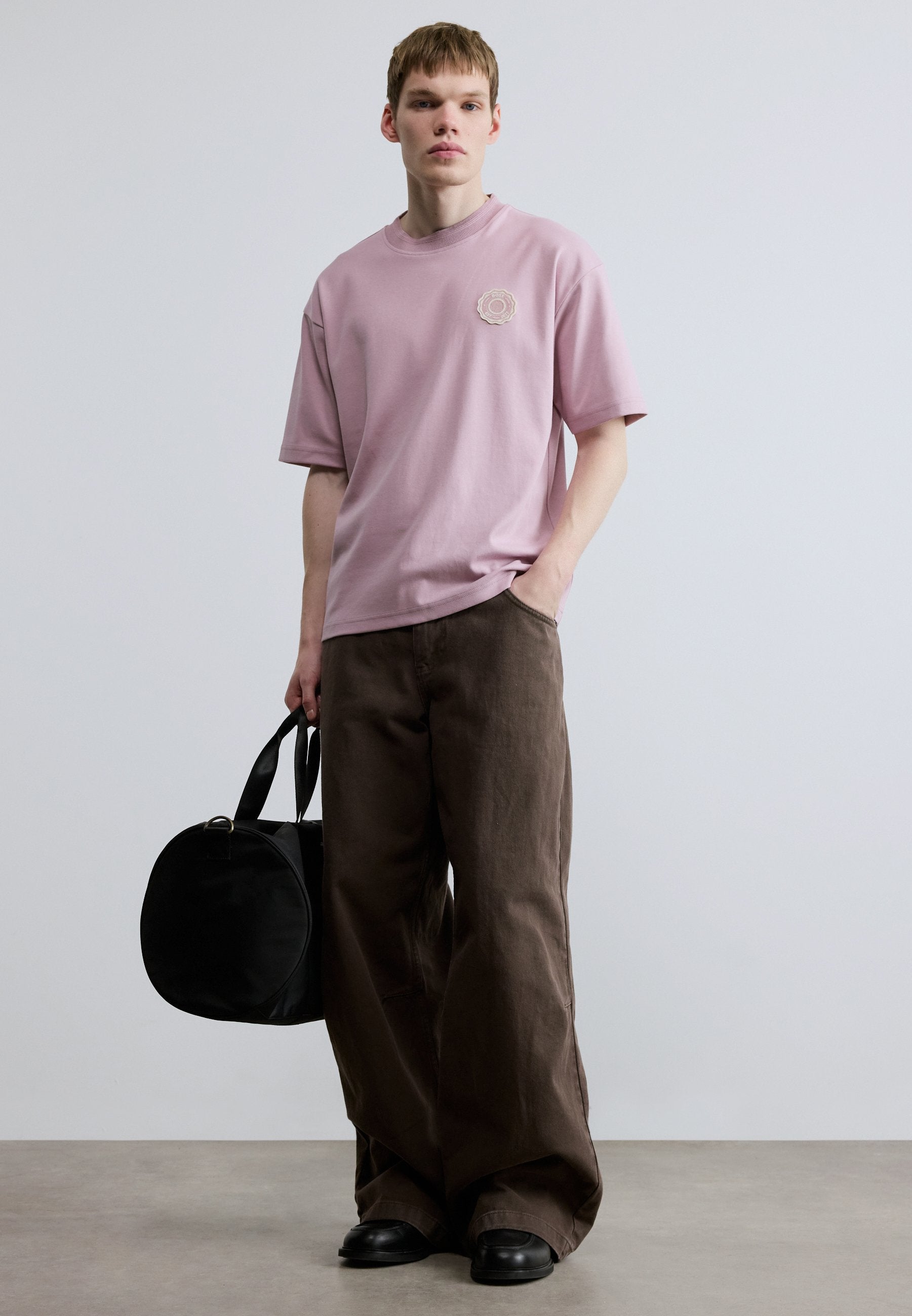 VARSITY - Basic T-shirt - light pastel purple