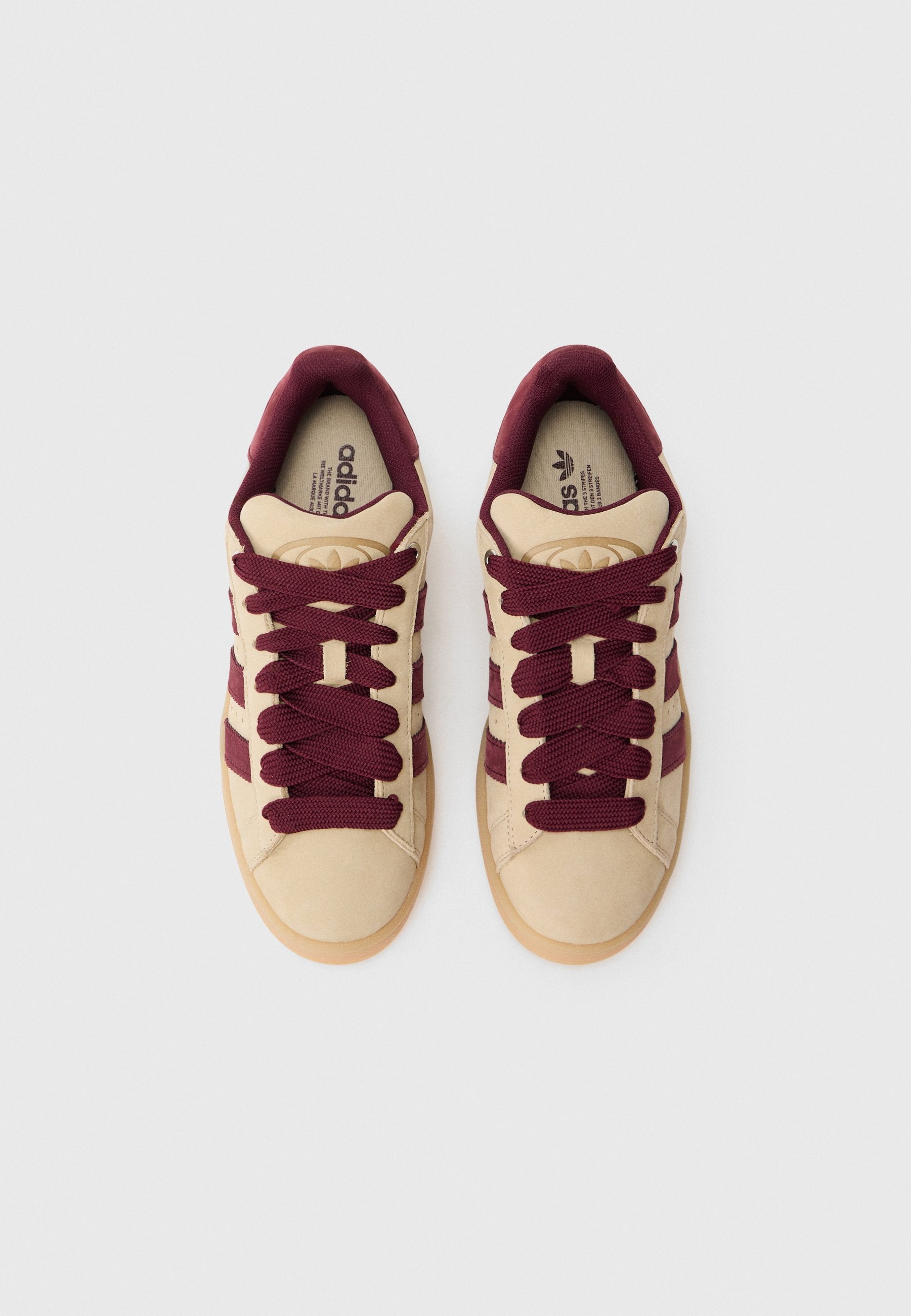 CAMPUS 00S UNISEX - Trainers - stone khaki/maroon/gum