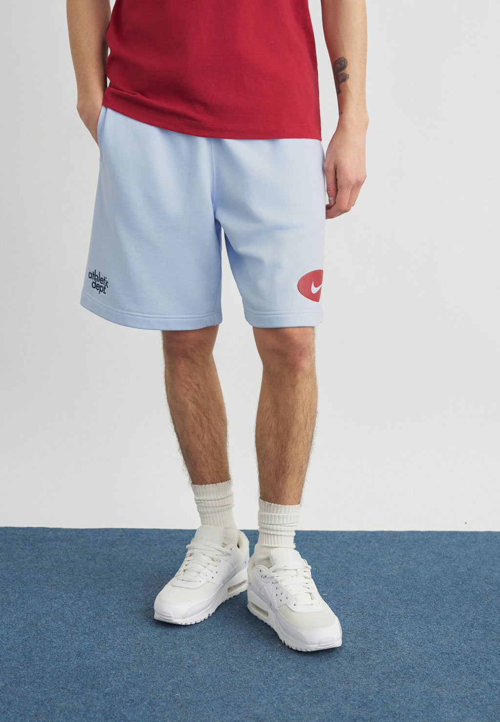 CLUB REISSUE - Tracksuit bottoms - hydrogen blue/obsidian