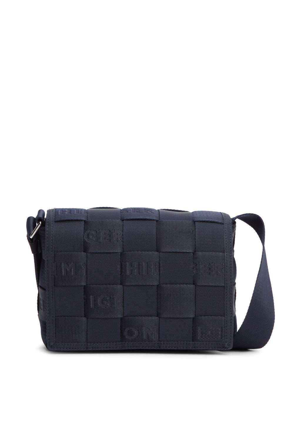 حقيبة CROSSBODY REPORTER BAG WOVEN WEBBING - أزرق فضاء