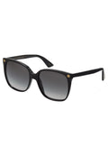 GG CAT-EYE ROUND ACETATE SUNGLASSES - Sunglasses - black/grey