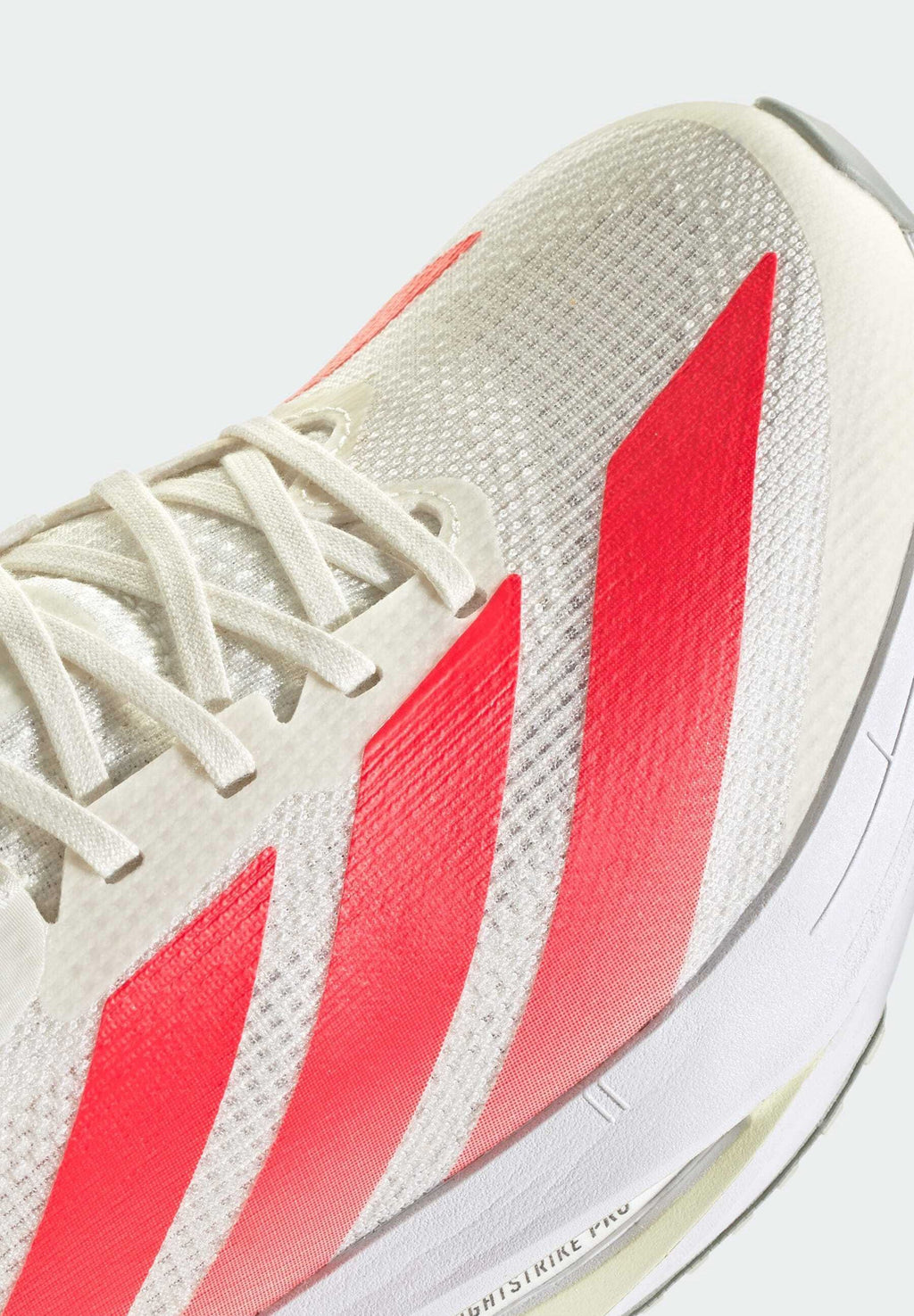 ADIZERO SL2 - Road running shoes - off white/lucid red/acid orange