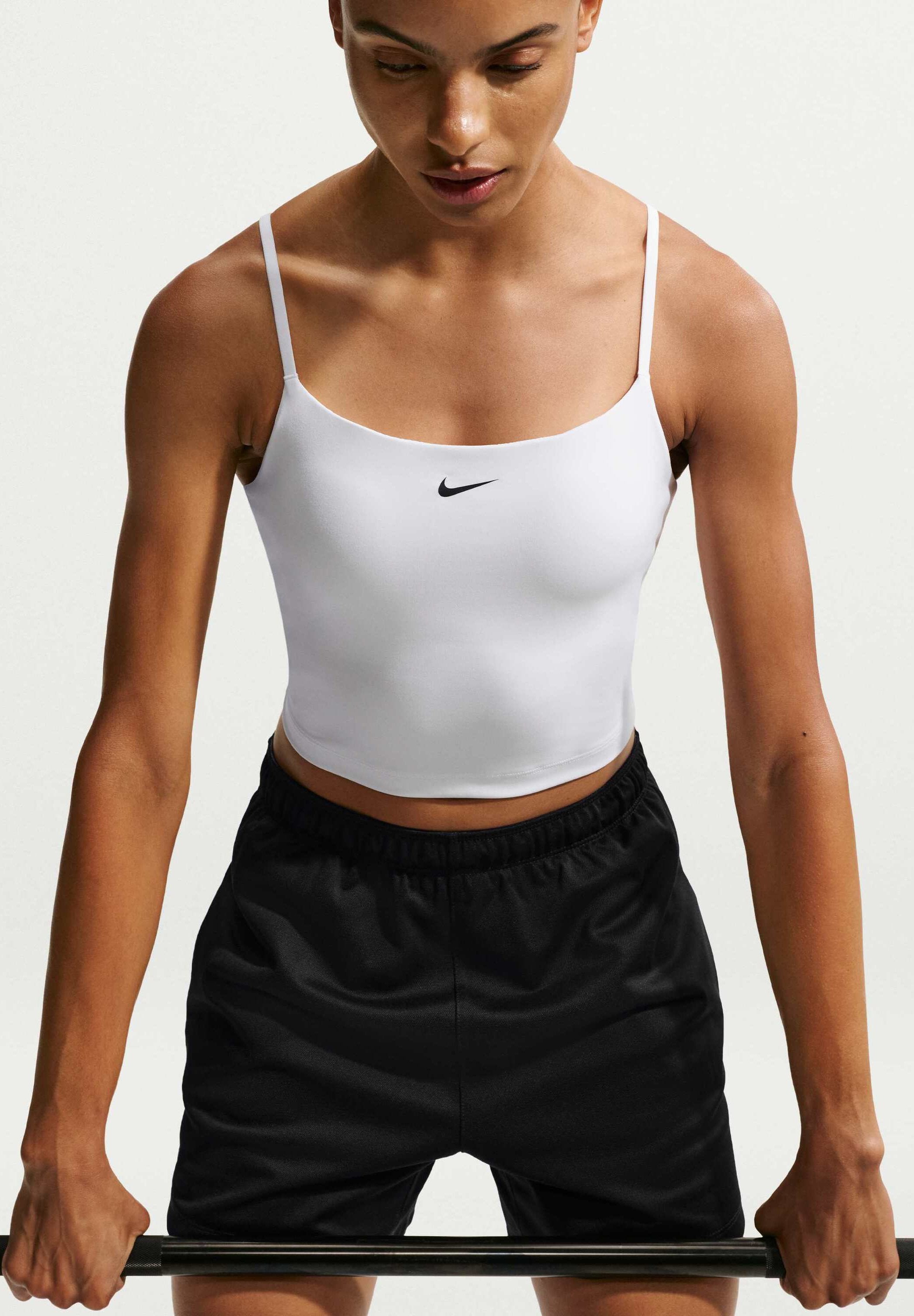 W NK ONE DF BRA TANK - Top - white black