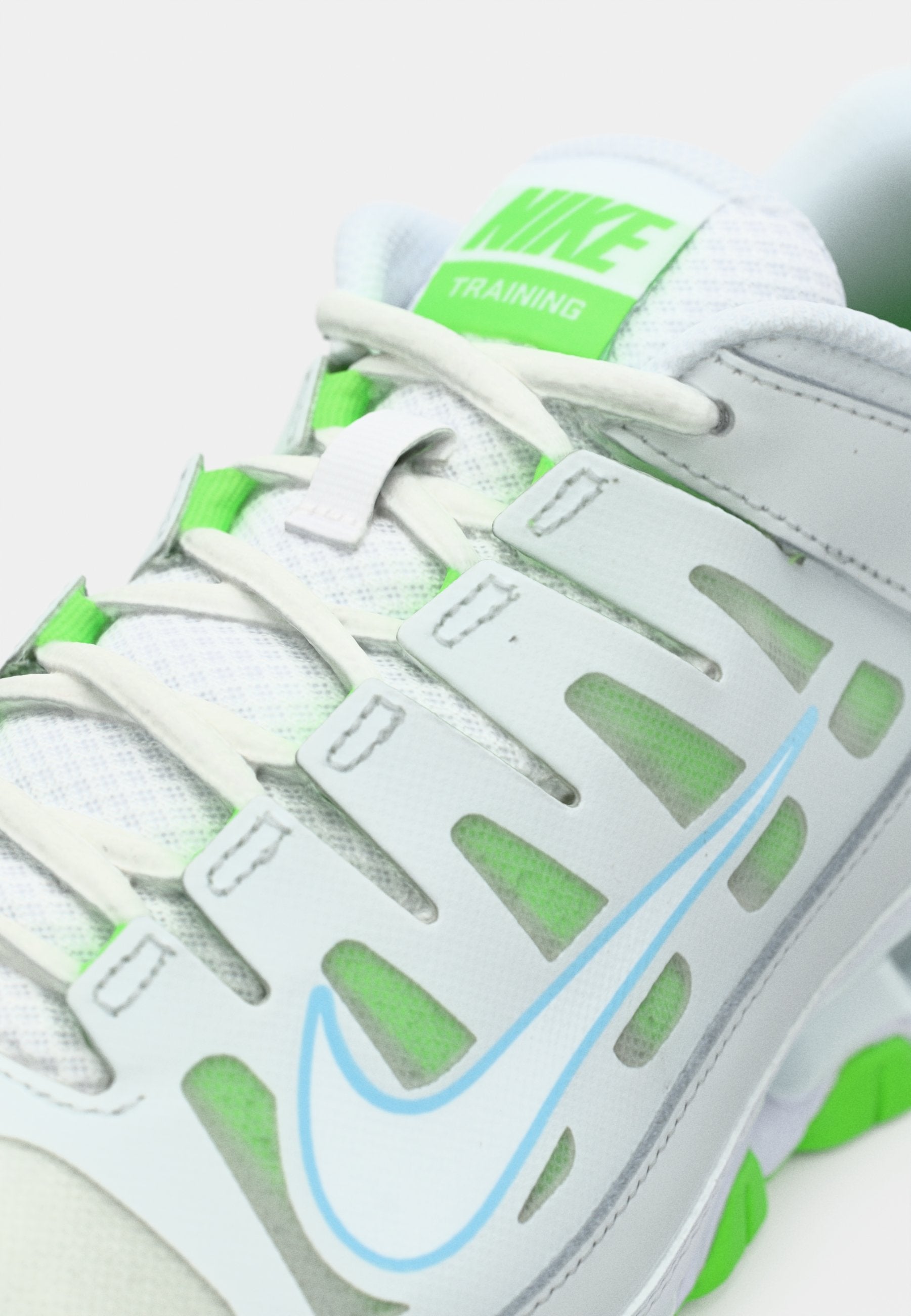 REAX 8 - Training shoe - off white/white/green strike/glacier blue