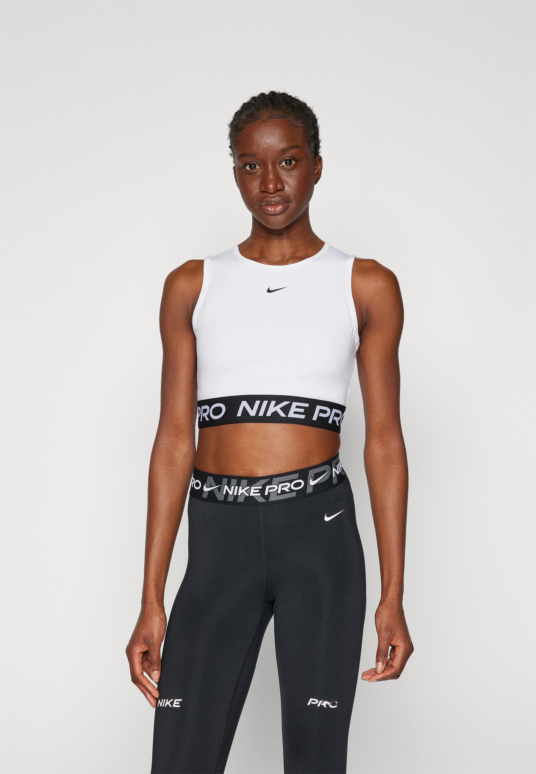 365 CROP TANK - Top - white black