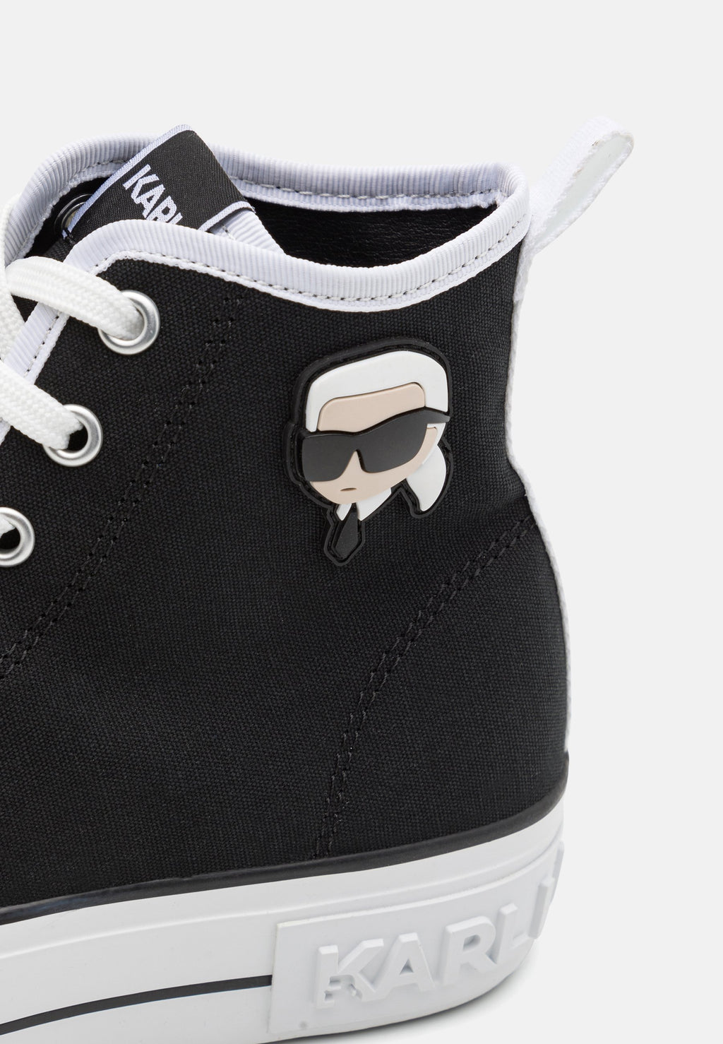 KAMPUS MAX PATCH LACE - High-top trainers - black