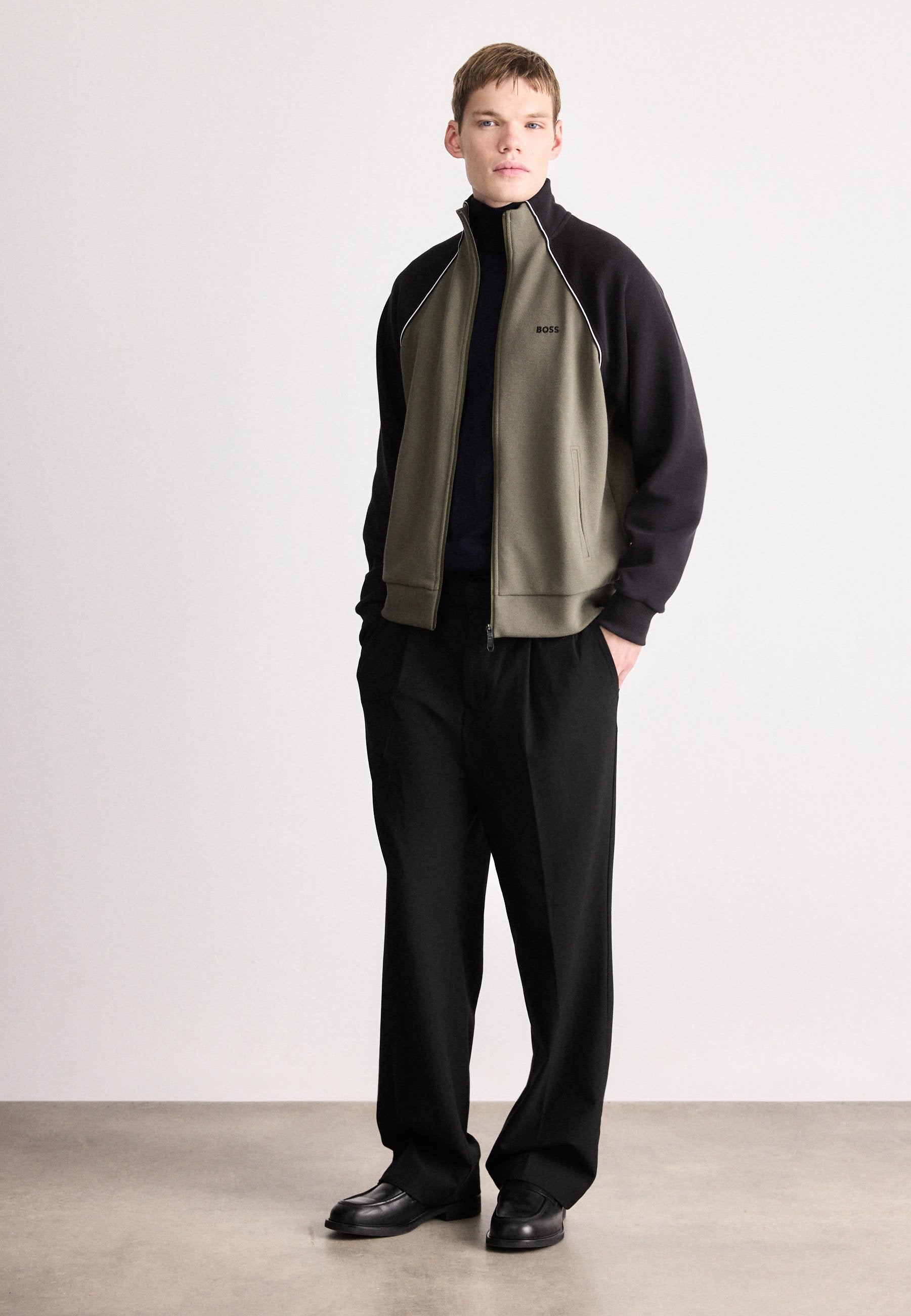 SW_JOIN SKAZ - Zip-up sweatshirt - dark beige