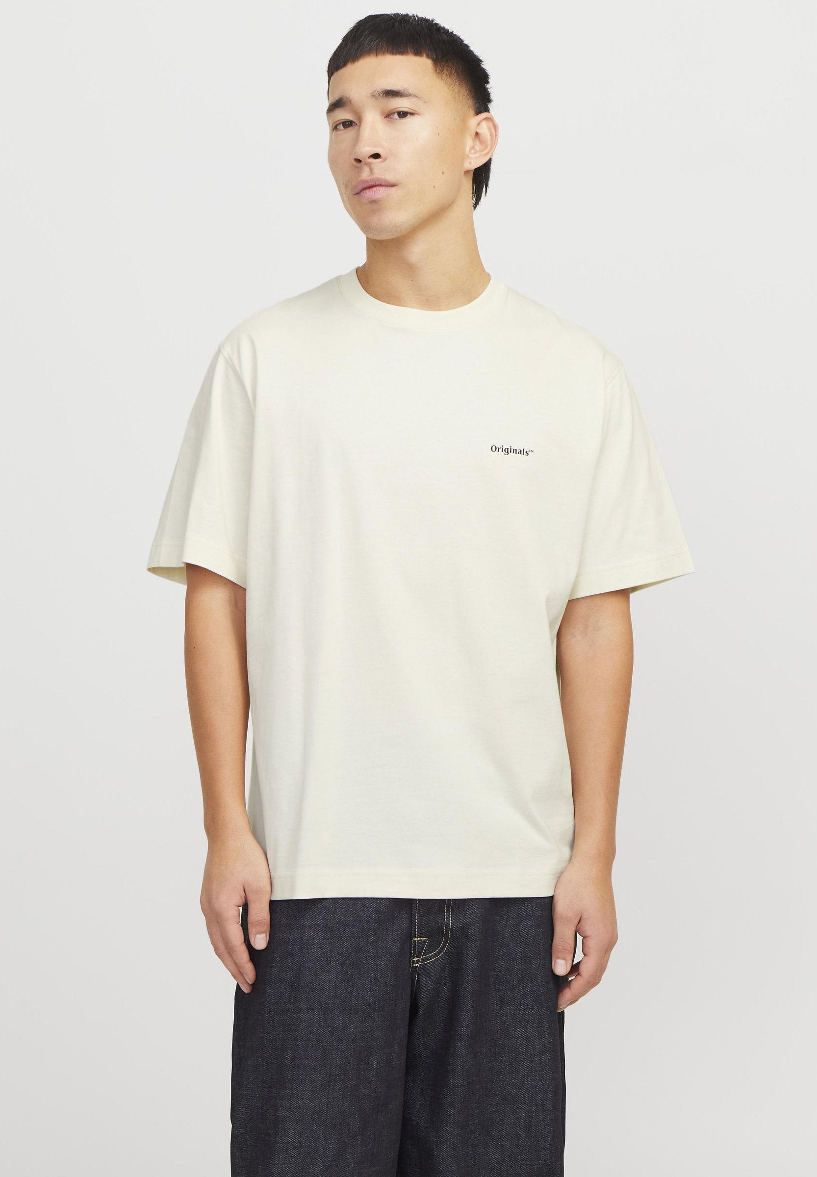 JORPAROS TEE - T-shirt imprimé - imprimé blanc antique:raisins