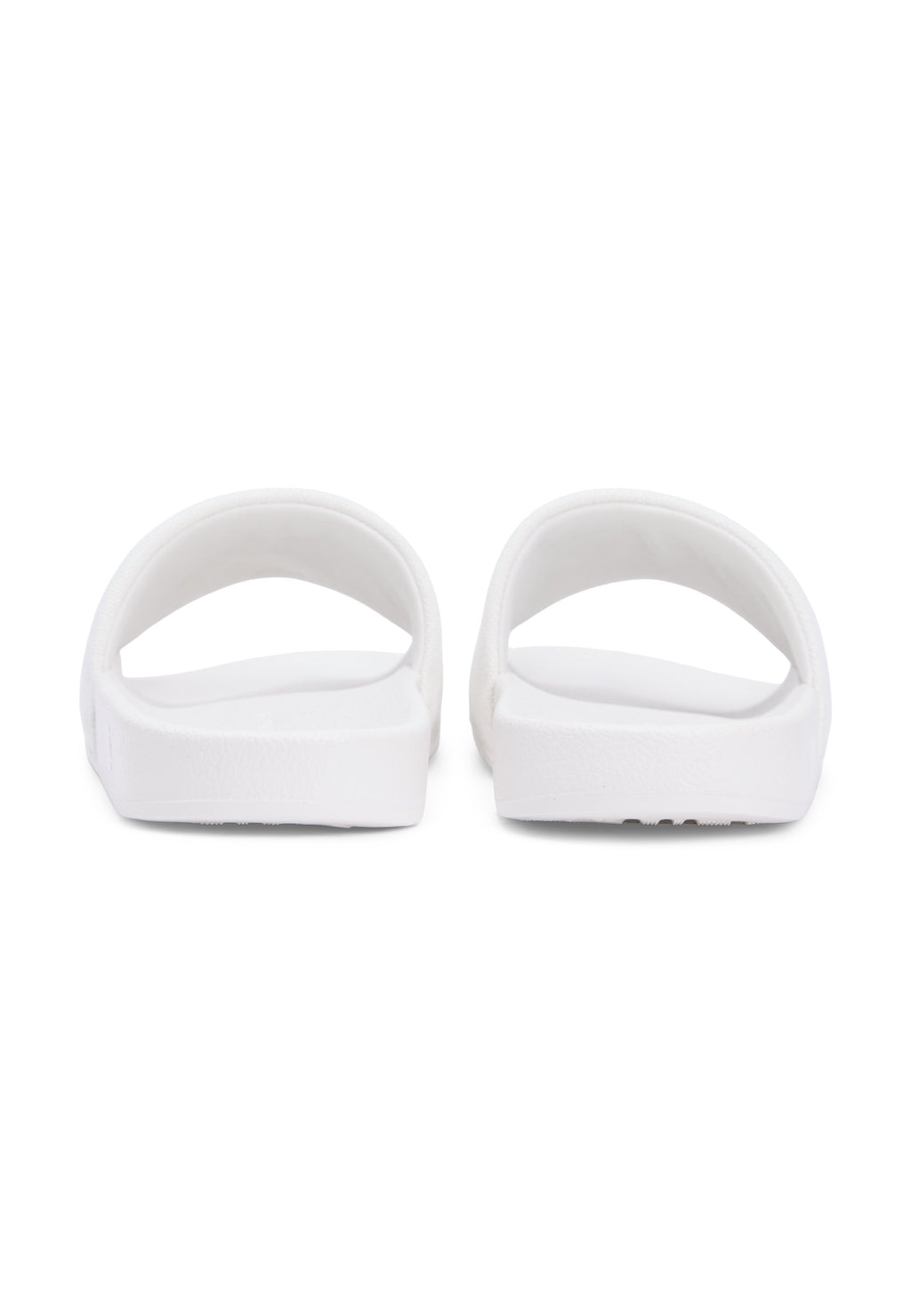 LOGO EMBROIDERY CANVAS POOL SLIDES - Pool slides - ecru