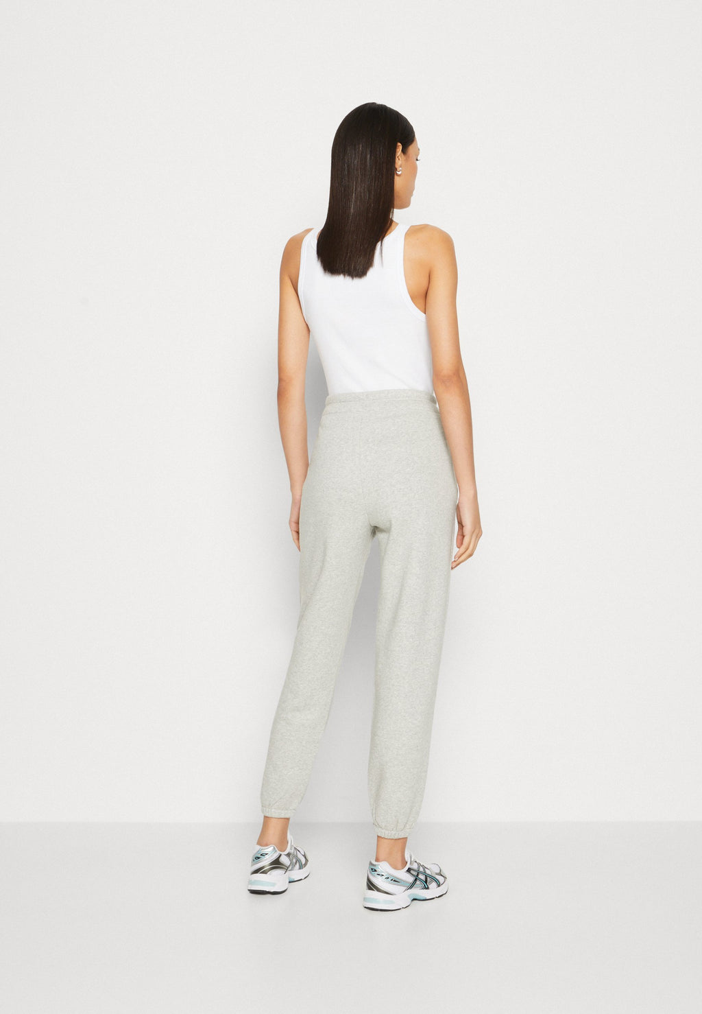 HERITAGE JOGGER - Tracksuit bottoms - light heather grey