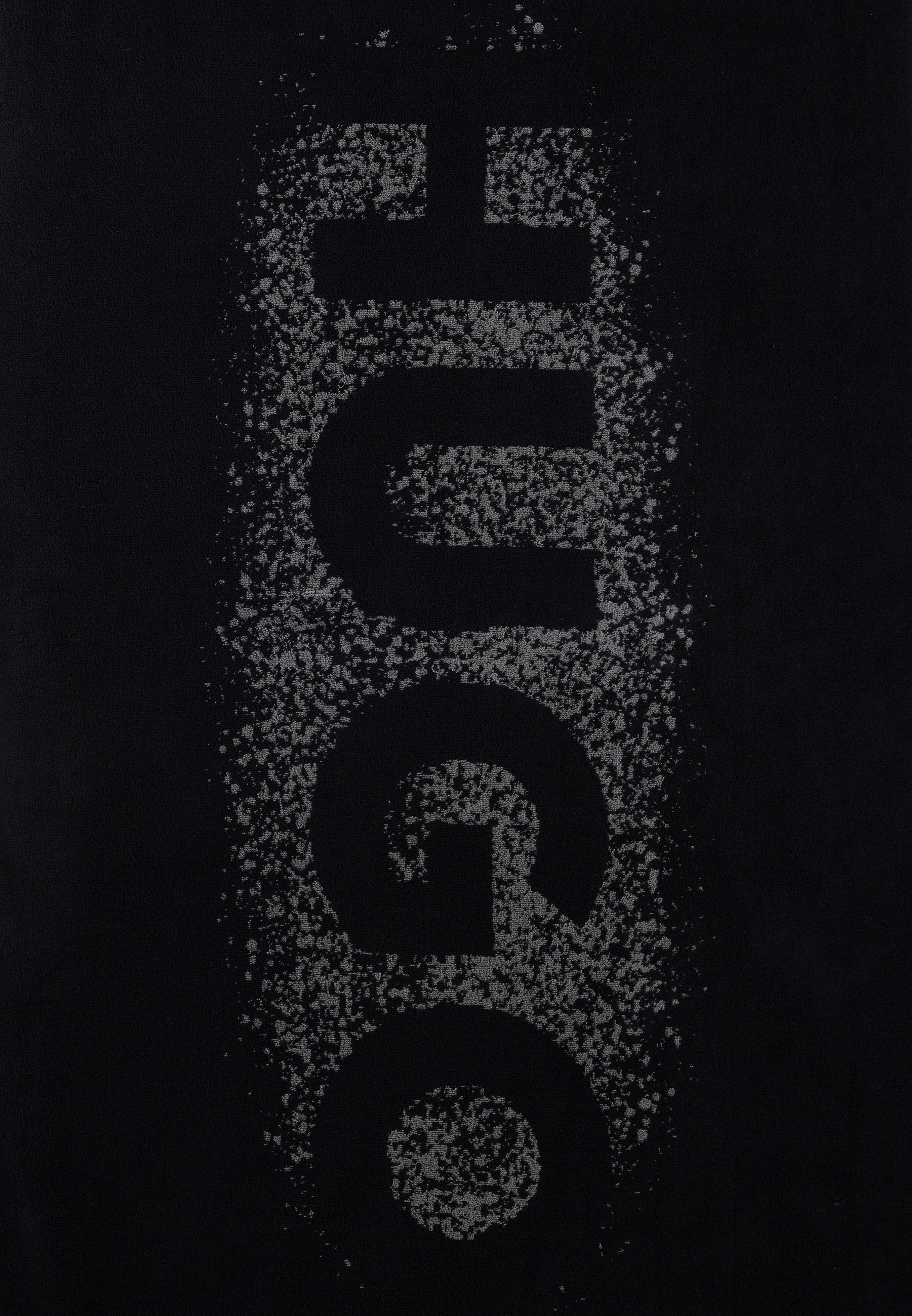 SPRAY LOGO - Beach towel - black