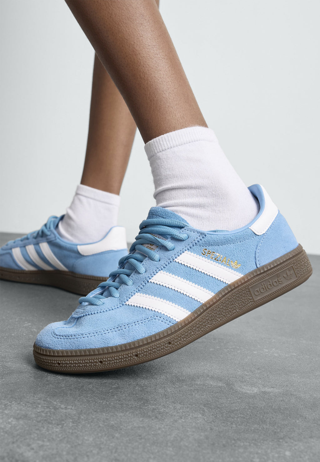 HANDBALL SPEZIAL J - Trainers - light blue   cloud white   gum
