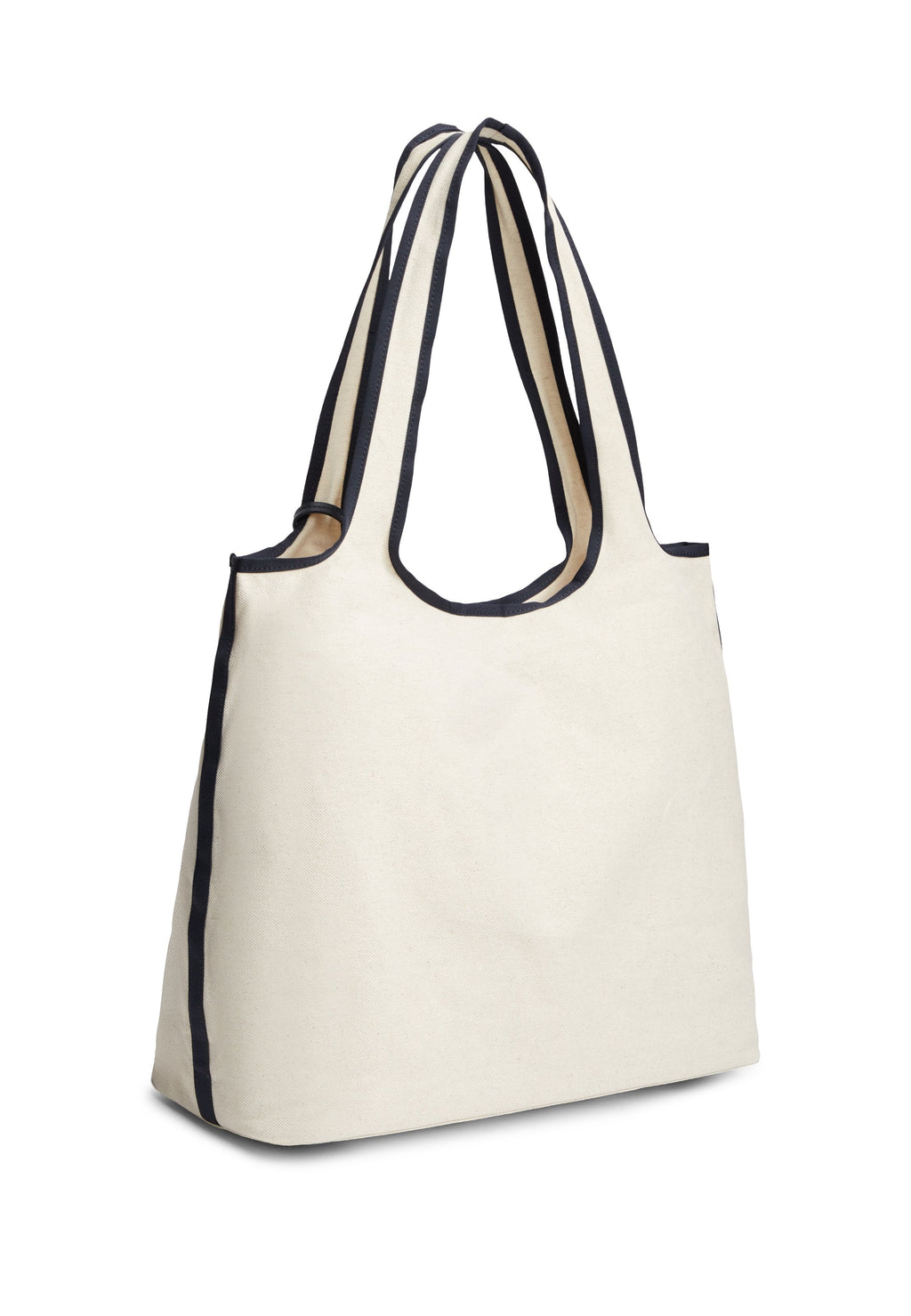CANVAS BEACH TOTE BAG WITH POUCH - Tote bag - white