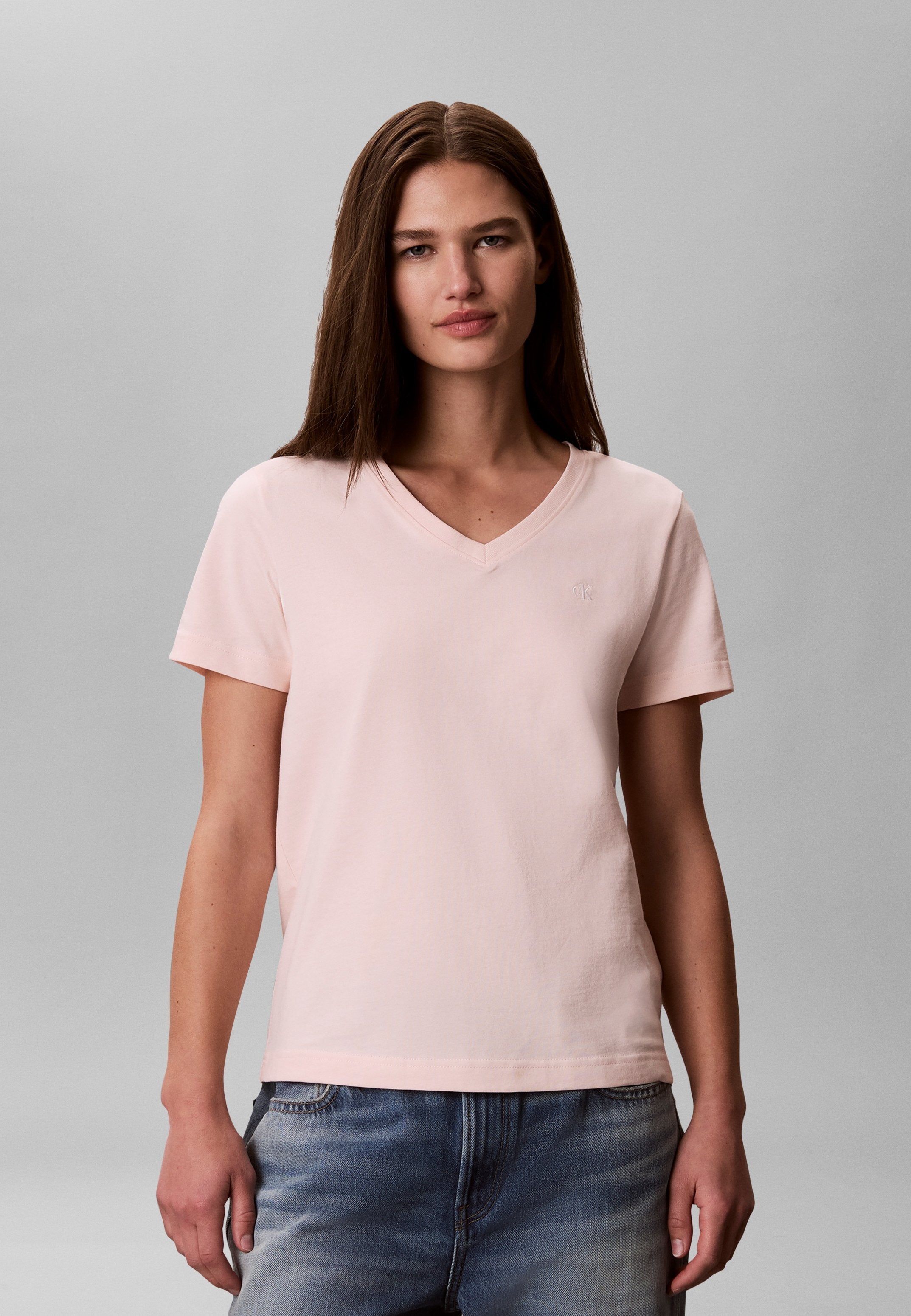 TEE MONOGRAMME - T-shirt basique - calcite mangano