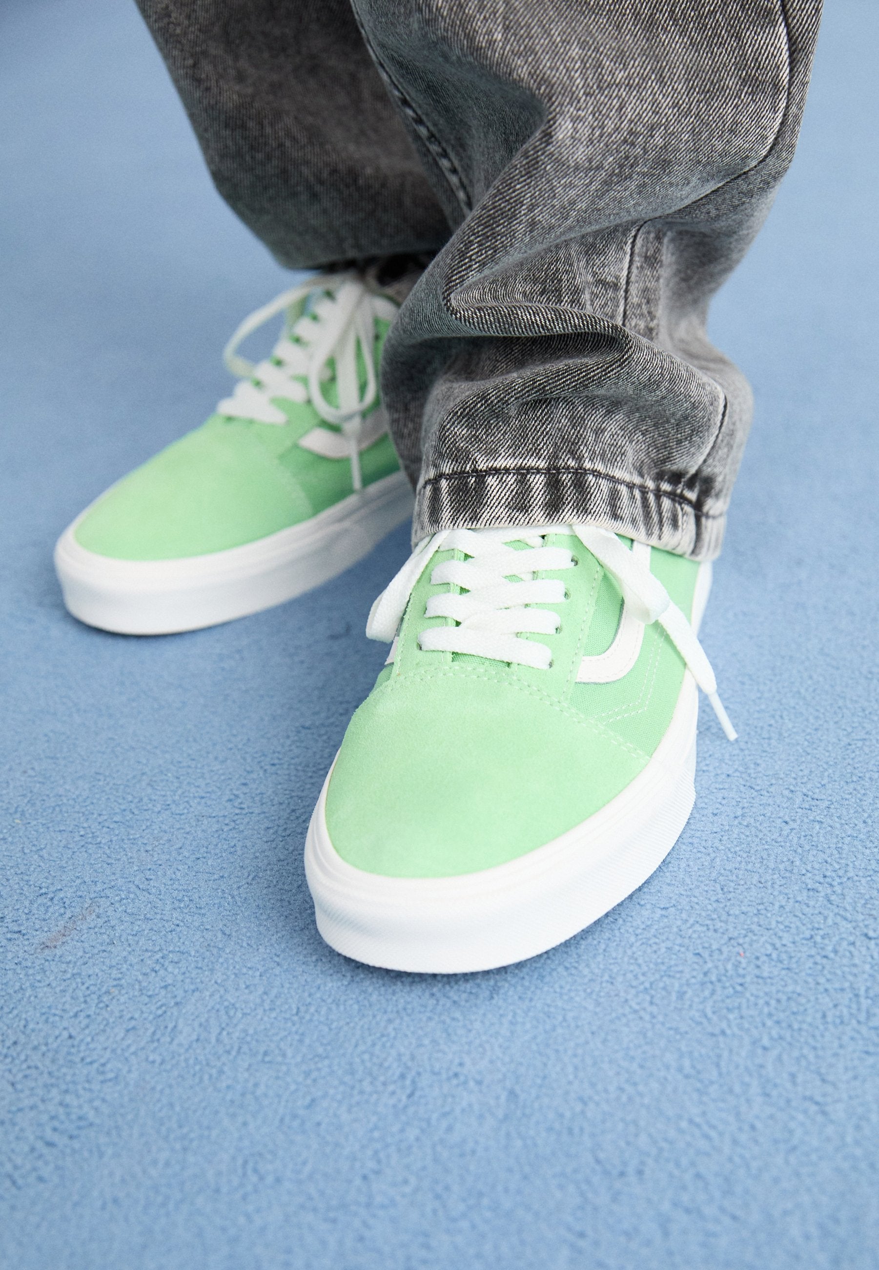 OLD SKOOL - Skate shoes -  pastel cacti green