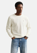REG  SHIELD C NECK - Sweatshirt - eggshell