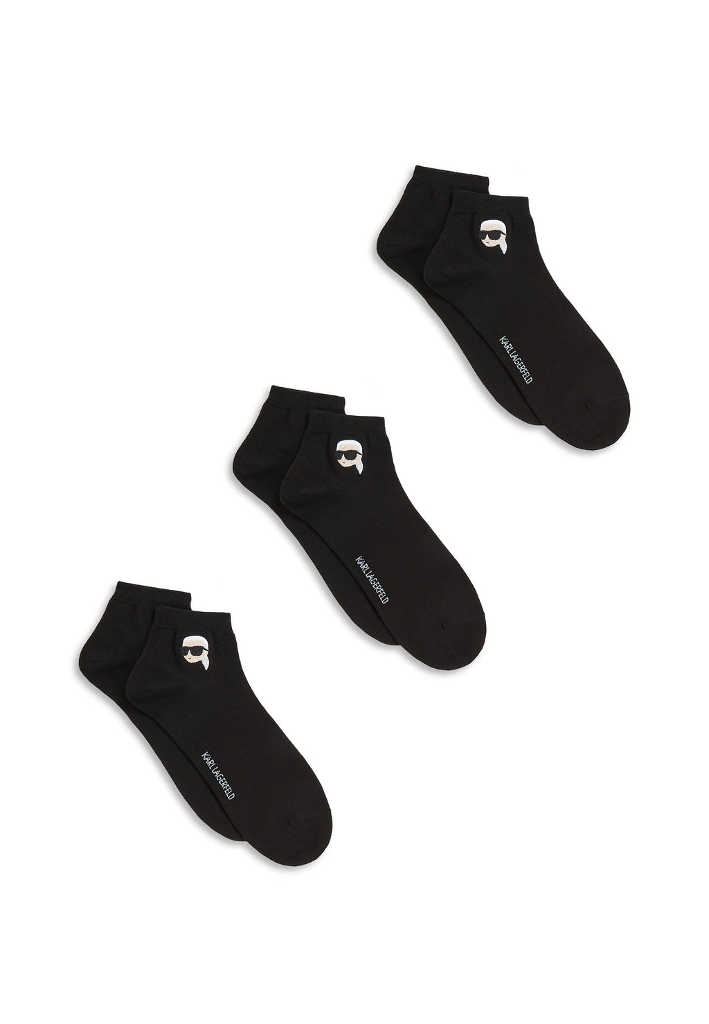 IKON SHORT (PACK OF 3) - Sneaker socks - black