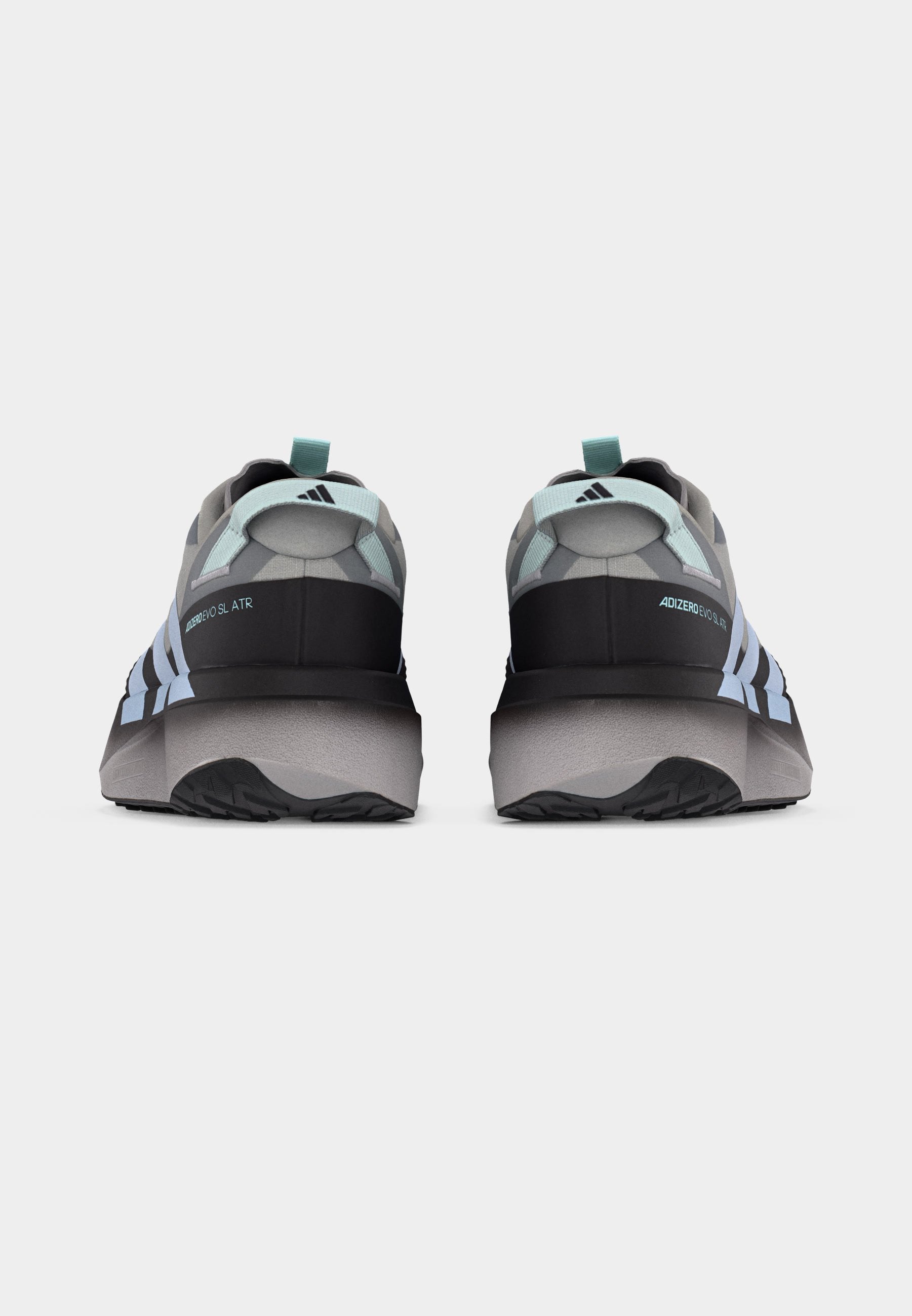 ADIZERO EVO SL ATR - Trainers - dark grey/light blue