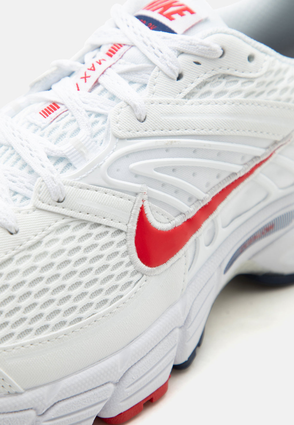 AIR MAX MOTO 2K - Trainers - white/fire red/metallic summit white/blue void