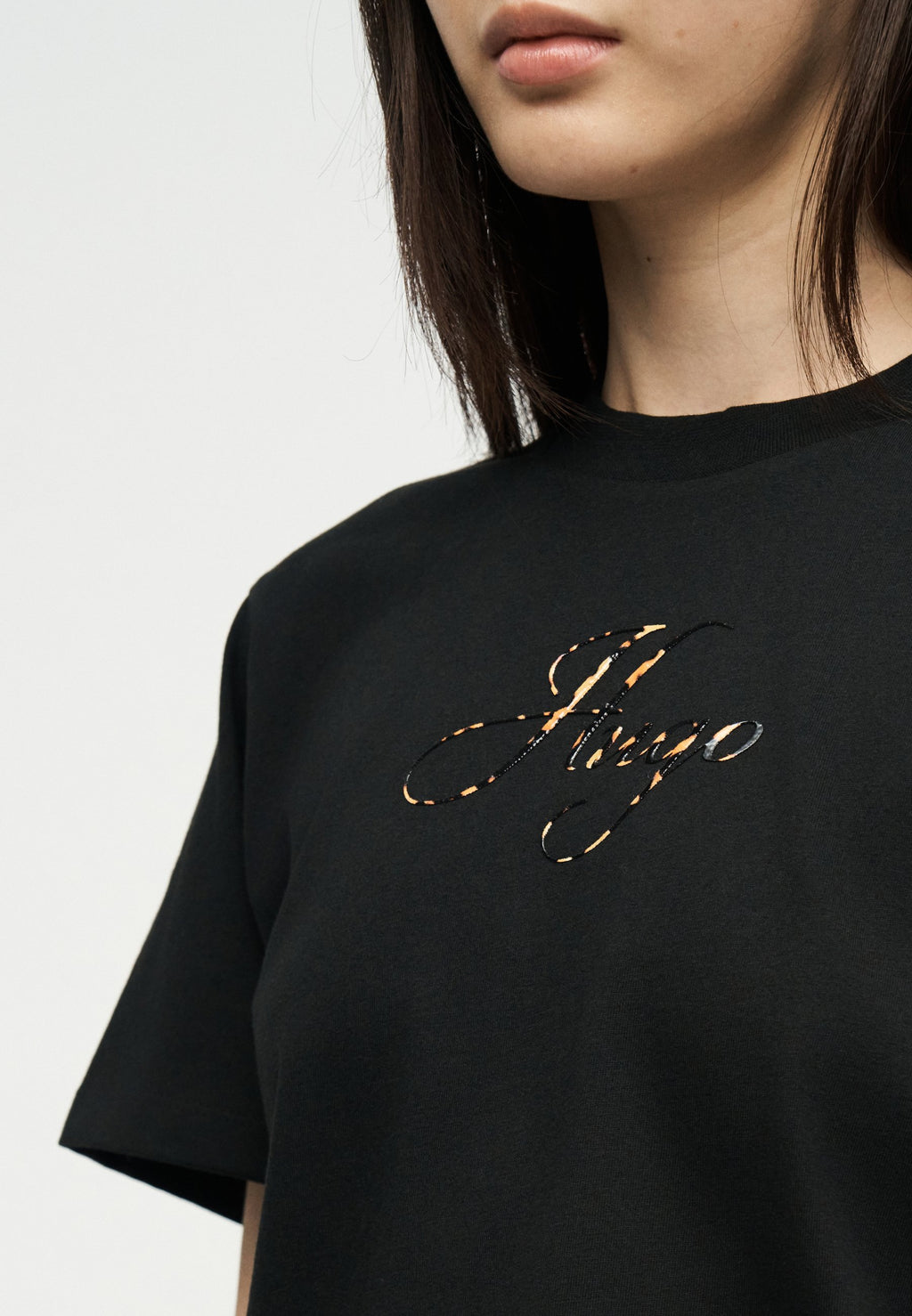 VINTAGE TEE - Print T-shirt - black