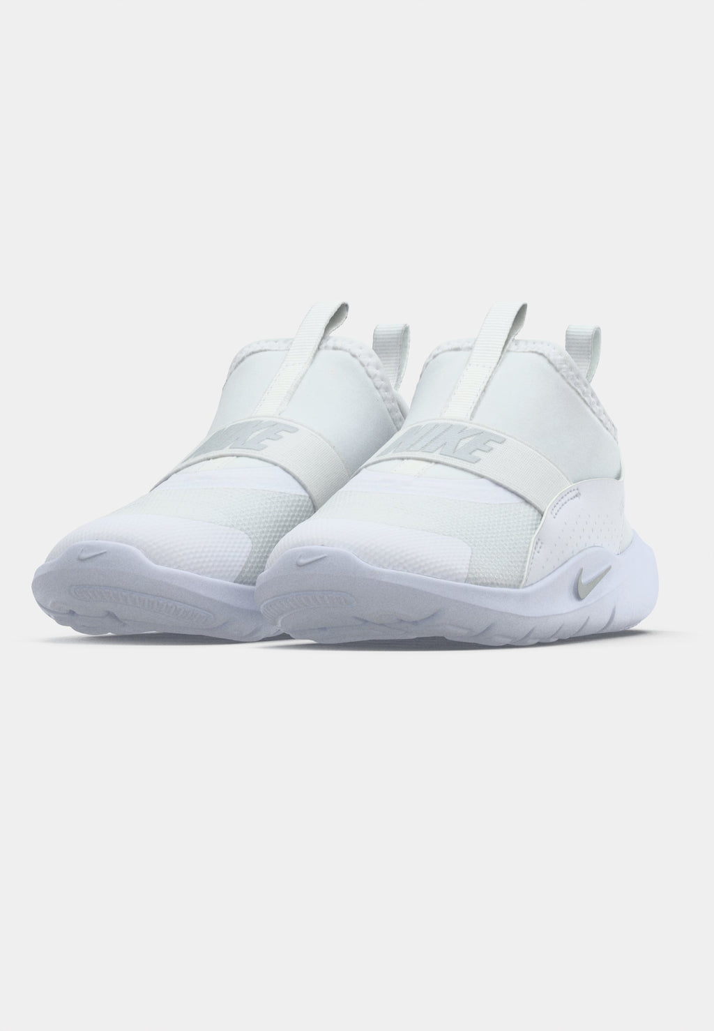 FLEX RUNNER UNISEX - Road running shoes - white/platinum-coloured tint