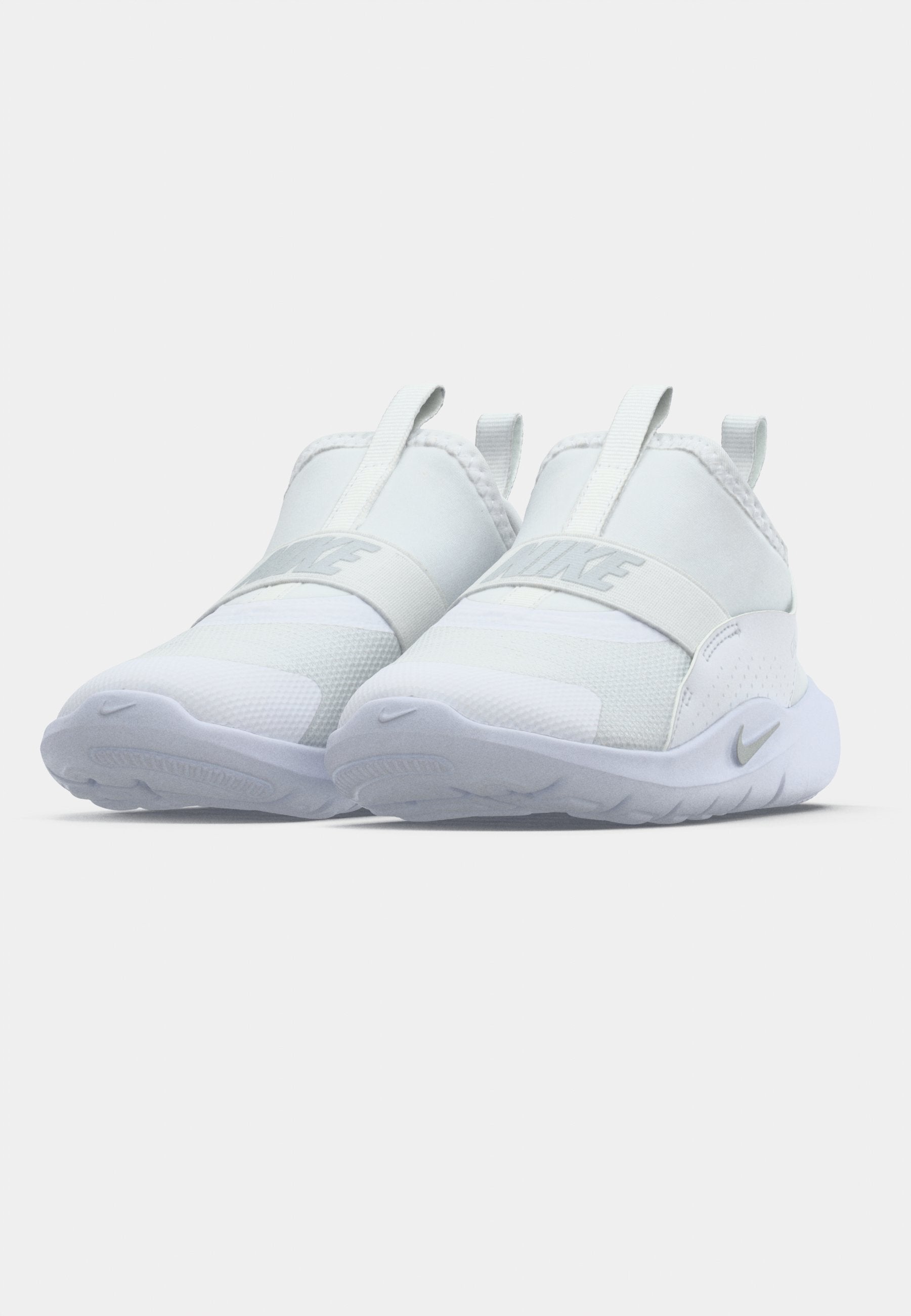 FLEX RUNNER UNISEX - Road running shoes - white/platinum-coloured tint