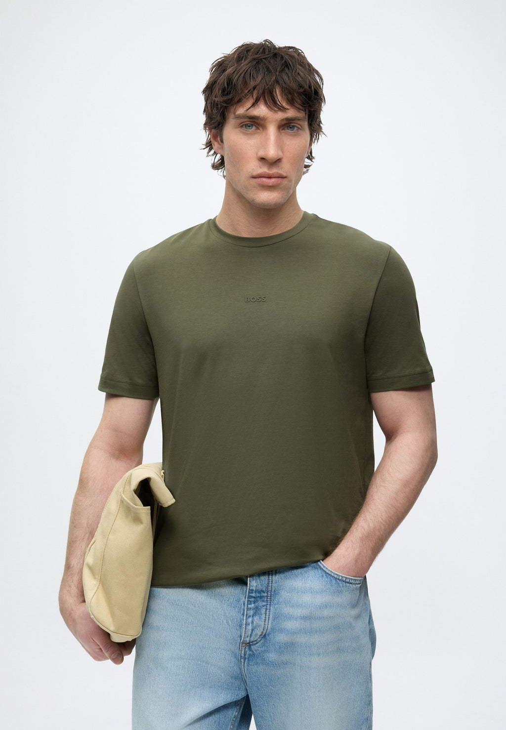 TCHUP - Basic T-shirt - bright green