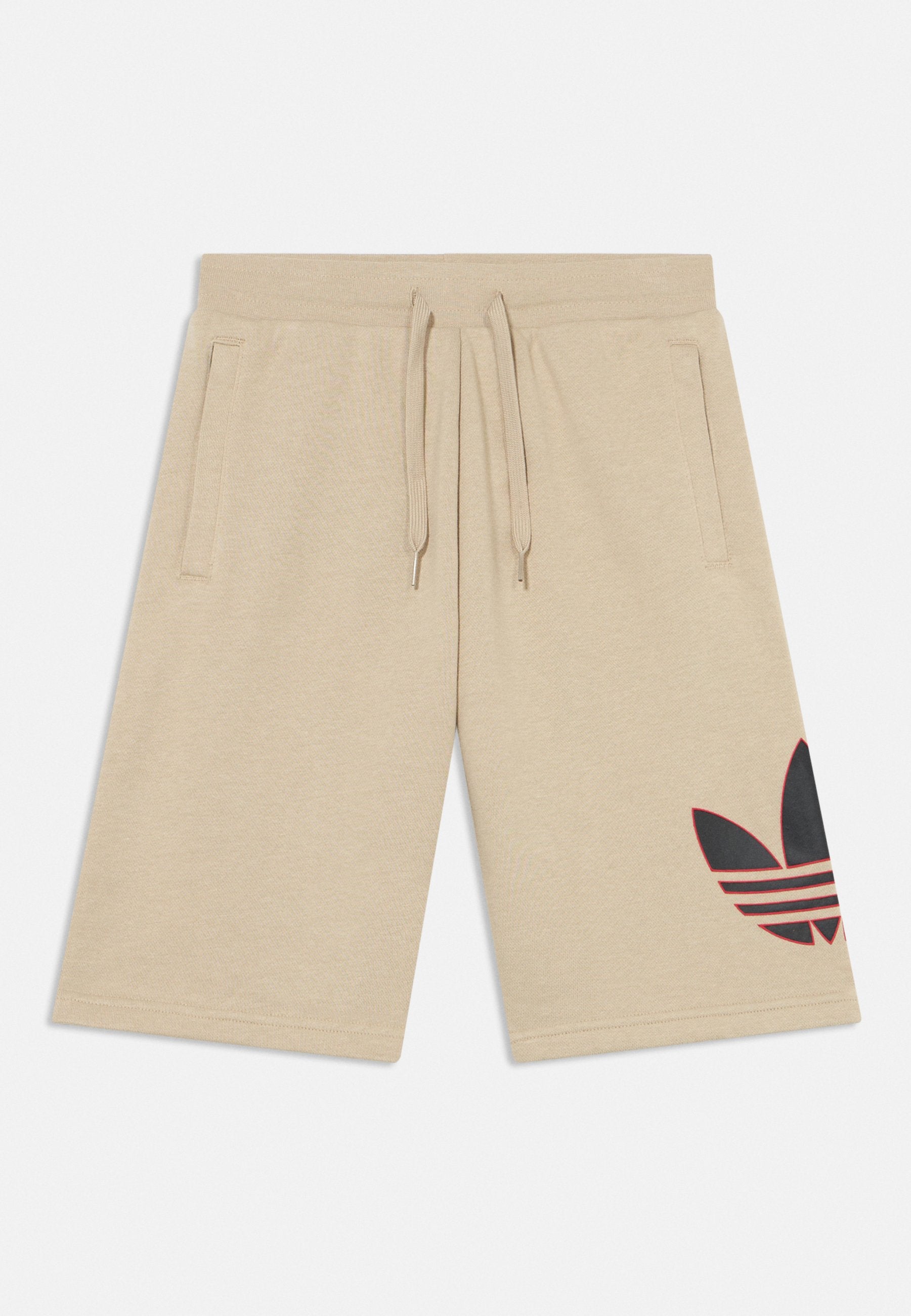 TREFOIL JUNIOR UNISEX - Tracksuit bottoms - stone khaki/black