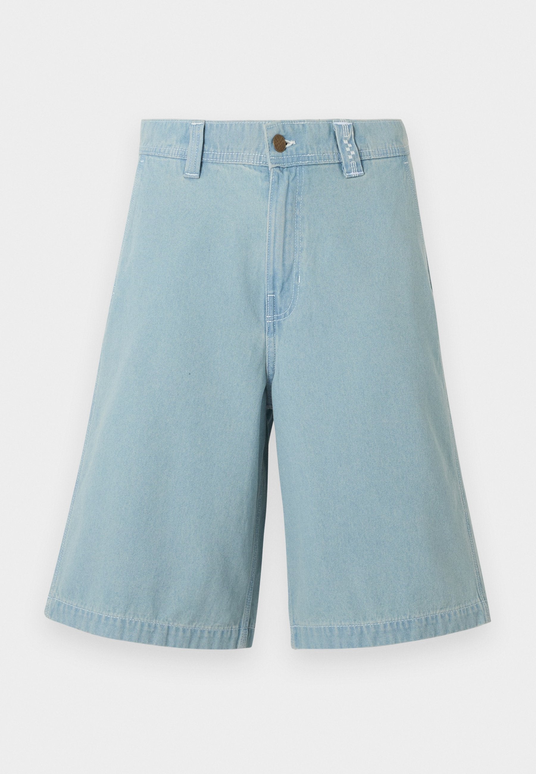 AUTHENTIC BAGGY - Denim shorts - light-blue denim