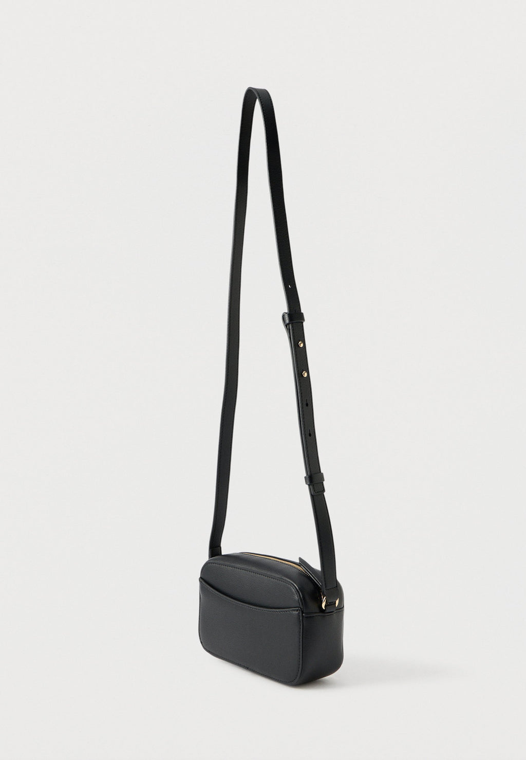 METALLIC LOGO CROSSBODY CAMERA BAG - Cross body bag - black
