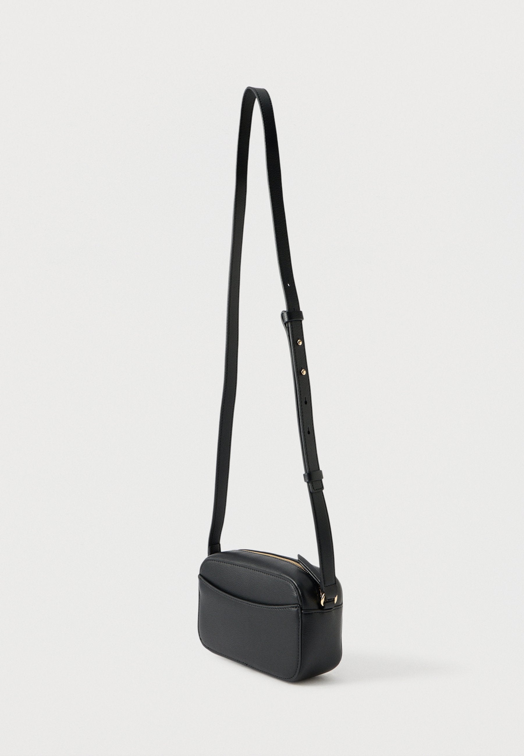 METALLIC LOGO CROSSBODY CAMERA BAG - Cross body bag - black