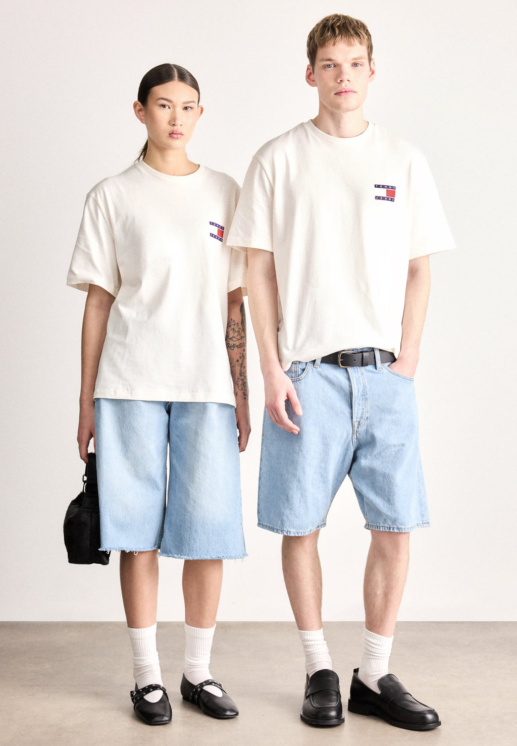 90S MULTI BACK LOGO T-SHIRT - Print T-shirt - ancient white