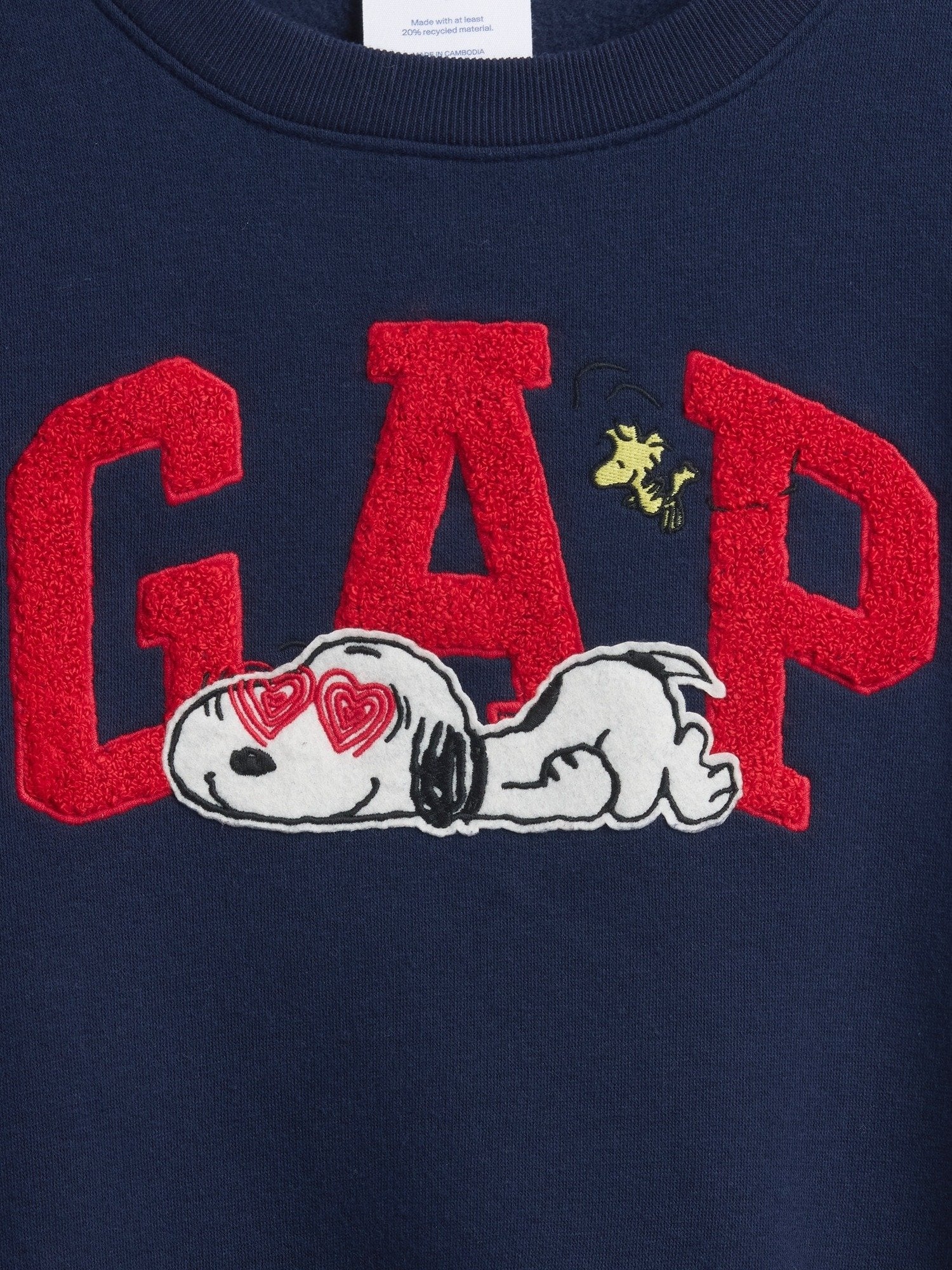 KIDS VINTAGESOFT SNOOPY LOGO SWEATSHIRT - Sweatshirt - navy uniform