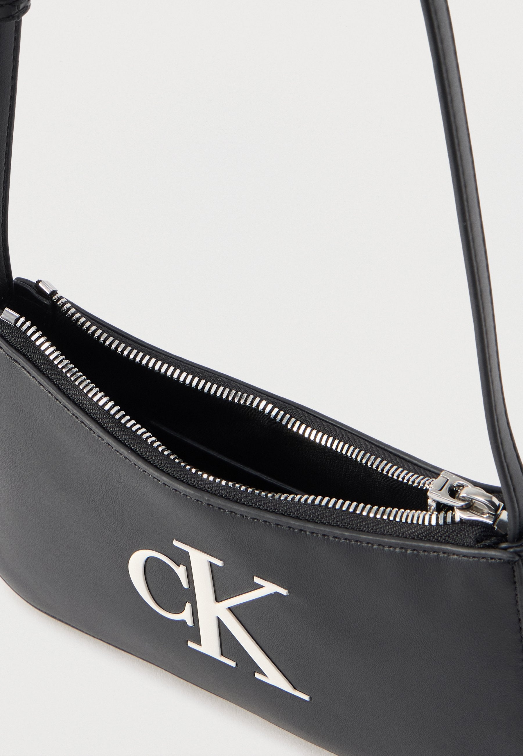 BOLD MINI BAG - Cross body bag - black/white