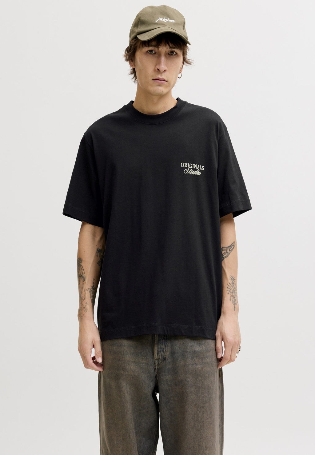 Print T-shirt - black