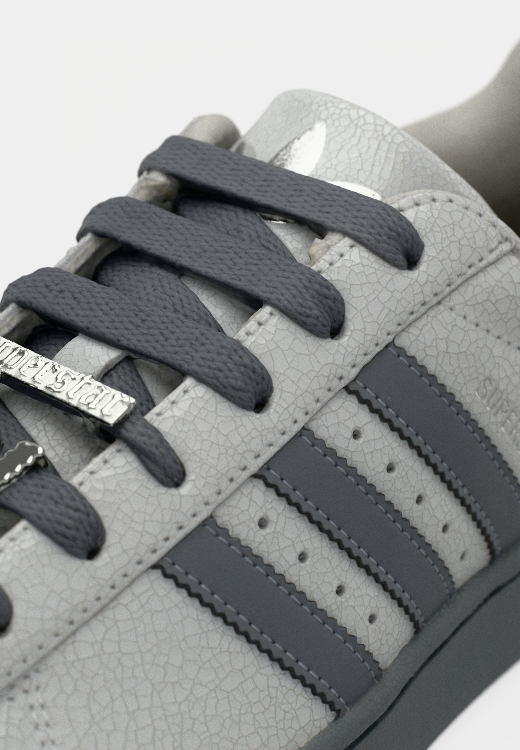SUPERSTAR II - Trainers - grey two/grey five/silver-coloured metallic