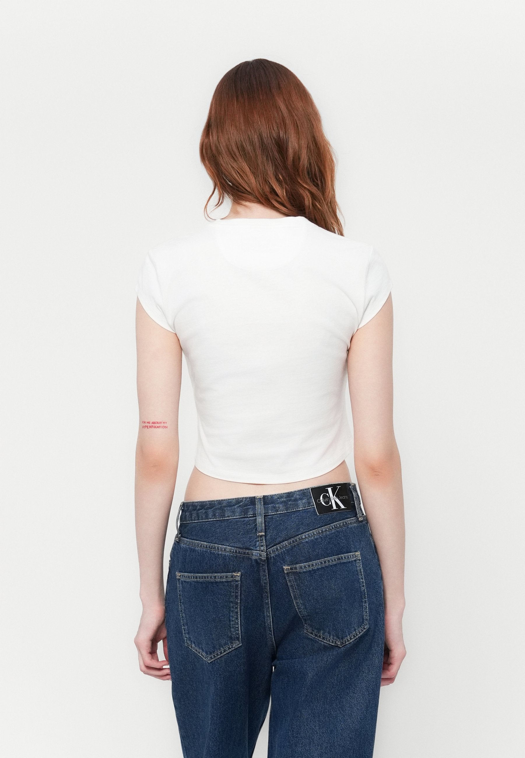 CLASSIC KATE BABY TEE UNISEX - Print T-shirt - brilliant white