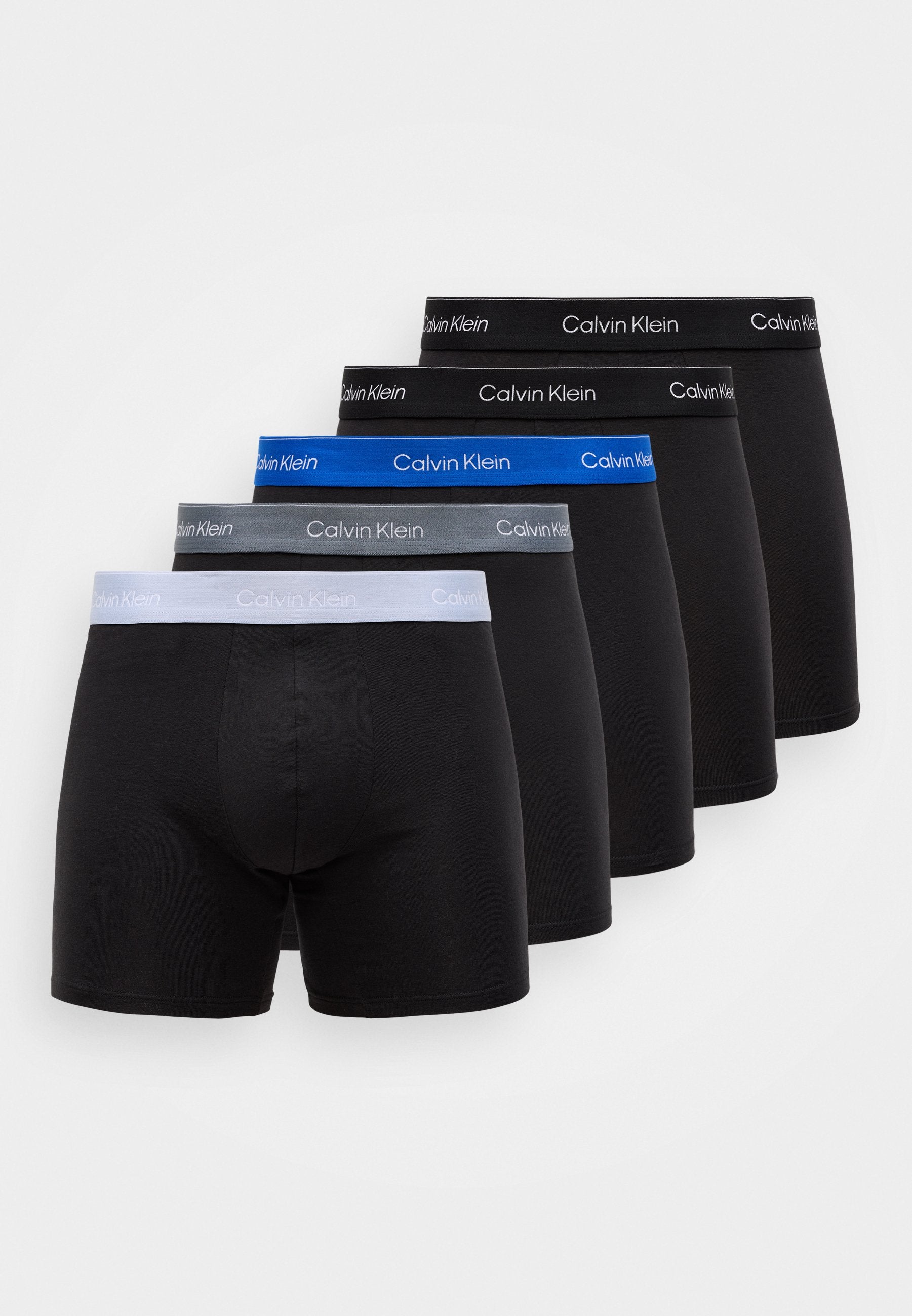 BOXER BRIEF 5 PACK ICON COTTON STRETCH - Boxer briefs - black/royalty