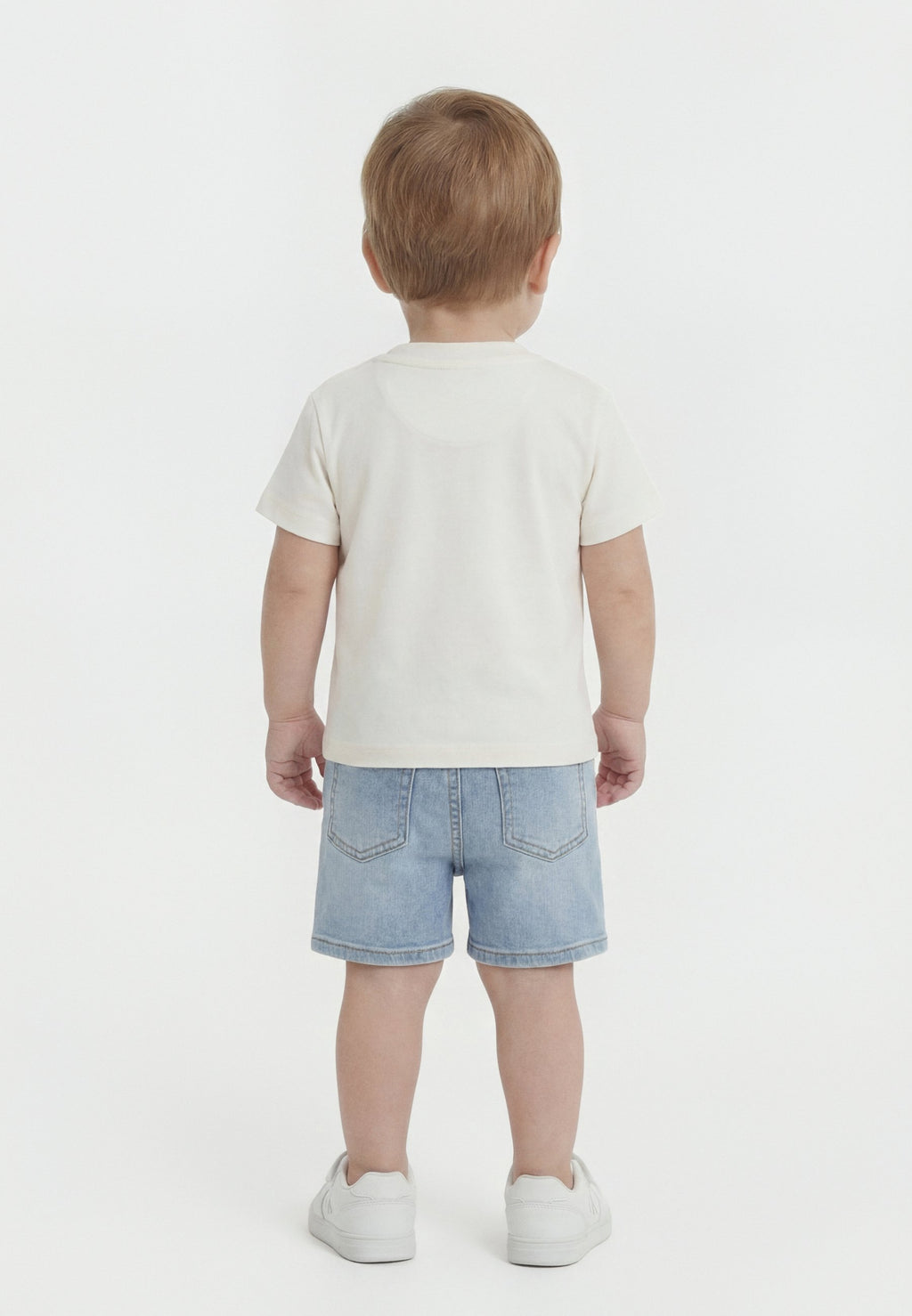 SMALL MONOGRAM 2 PACK UNISEX - Basic T-shirt - tofu/humus