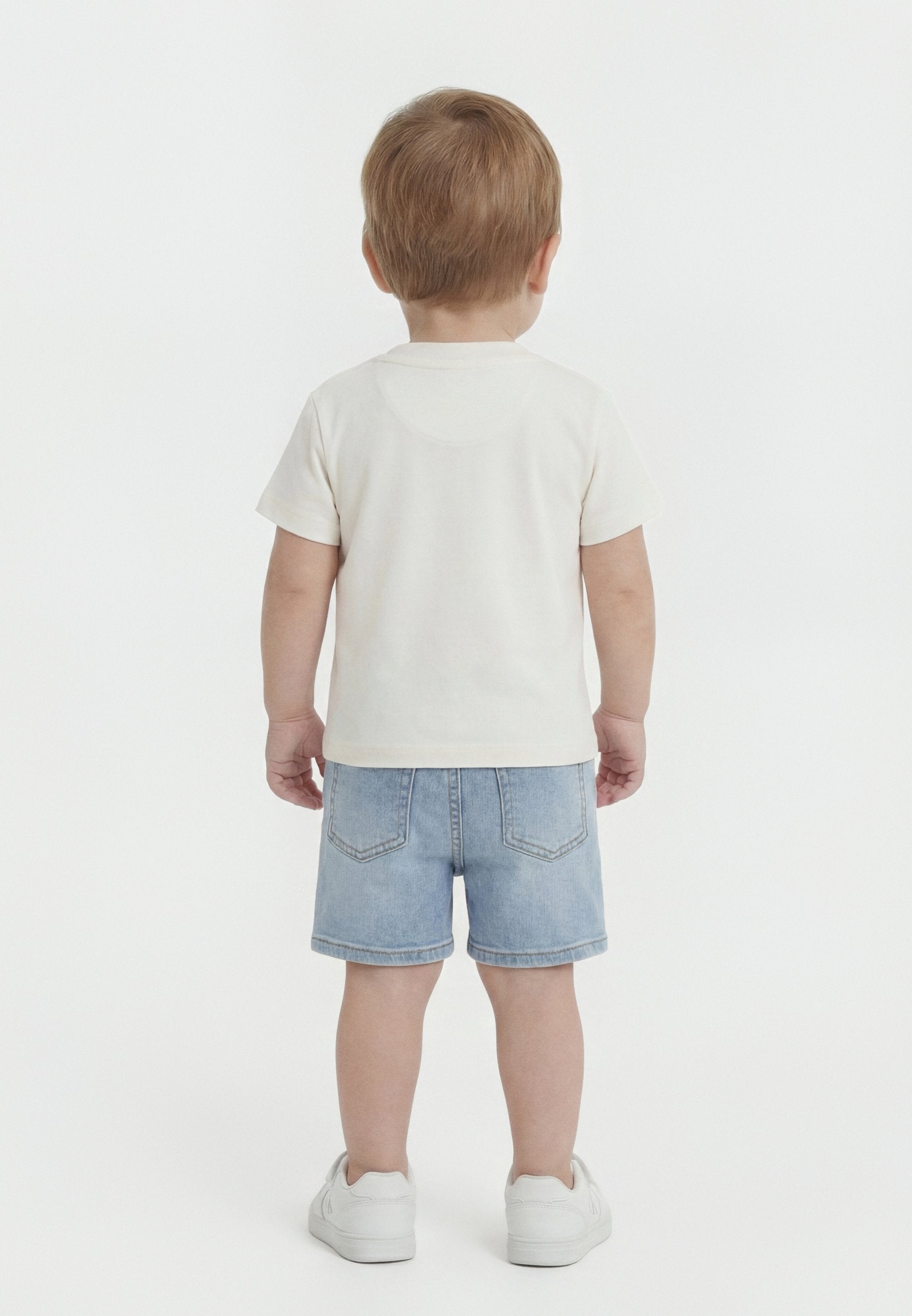 SMALL MONOGRAM 2 PACK UNISEX - Basic T-shirt - tofu/humus
