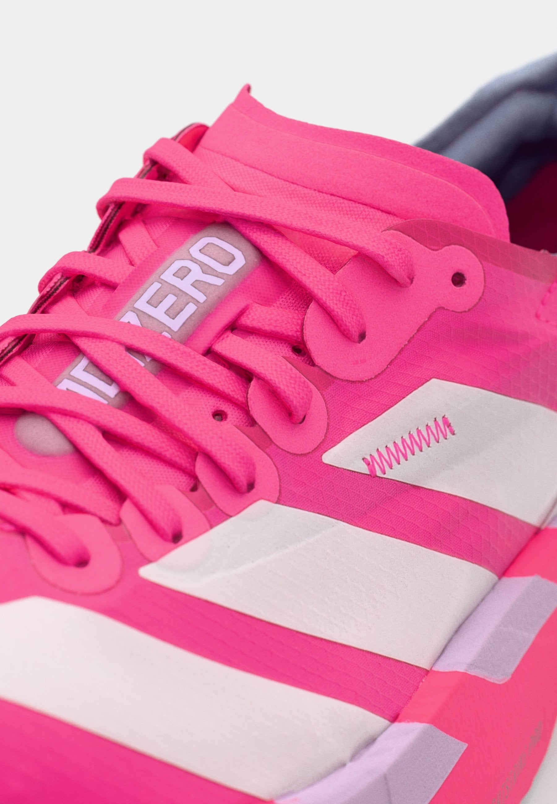 ADIZERO ADIOS PRO 4 - Road running shoes - shock pink metalic aurora plum